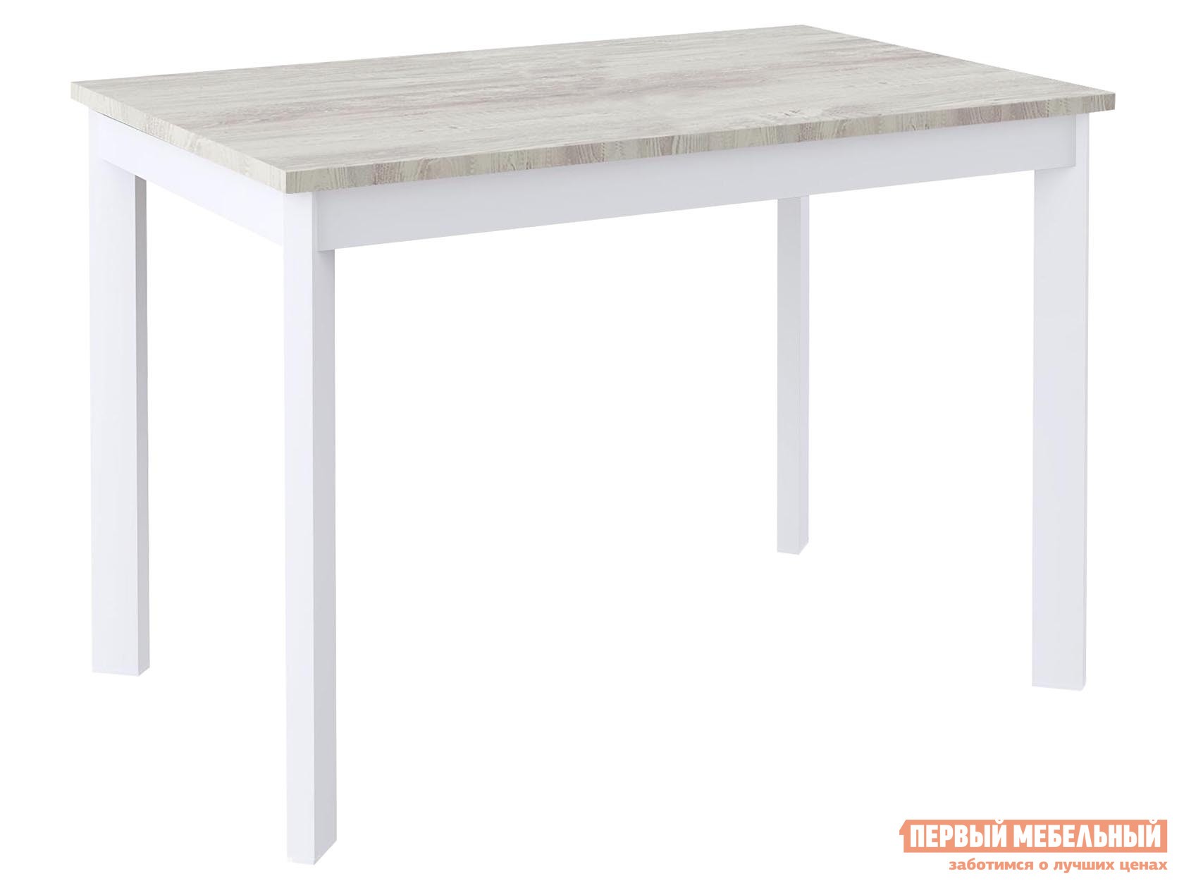 Кухонный стол  Dikline L110 Сосна Касцина / Белый
