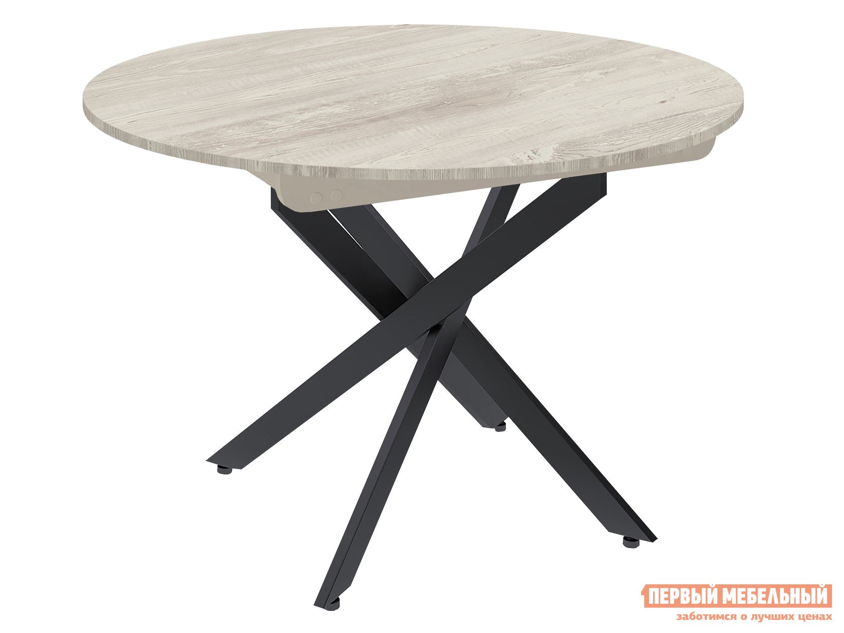 Кухонный стол  Dikline RDB100 Сосна Касцина / Черный