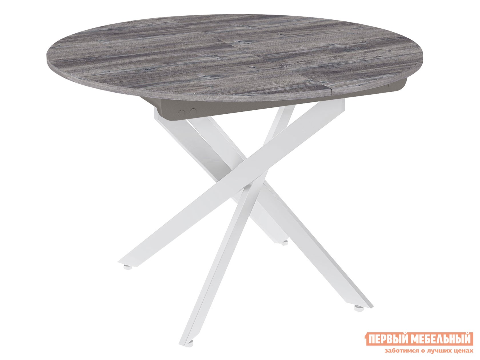 Кухонный стол  Dikline RDB100 Сосна Пасадена / Белый