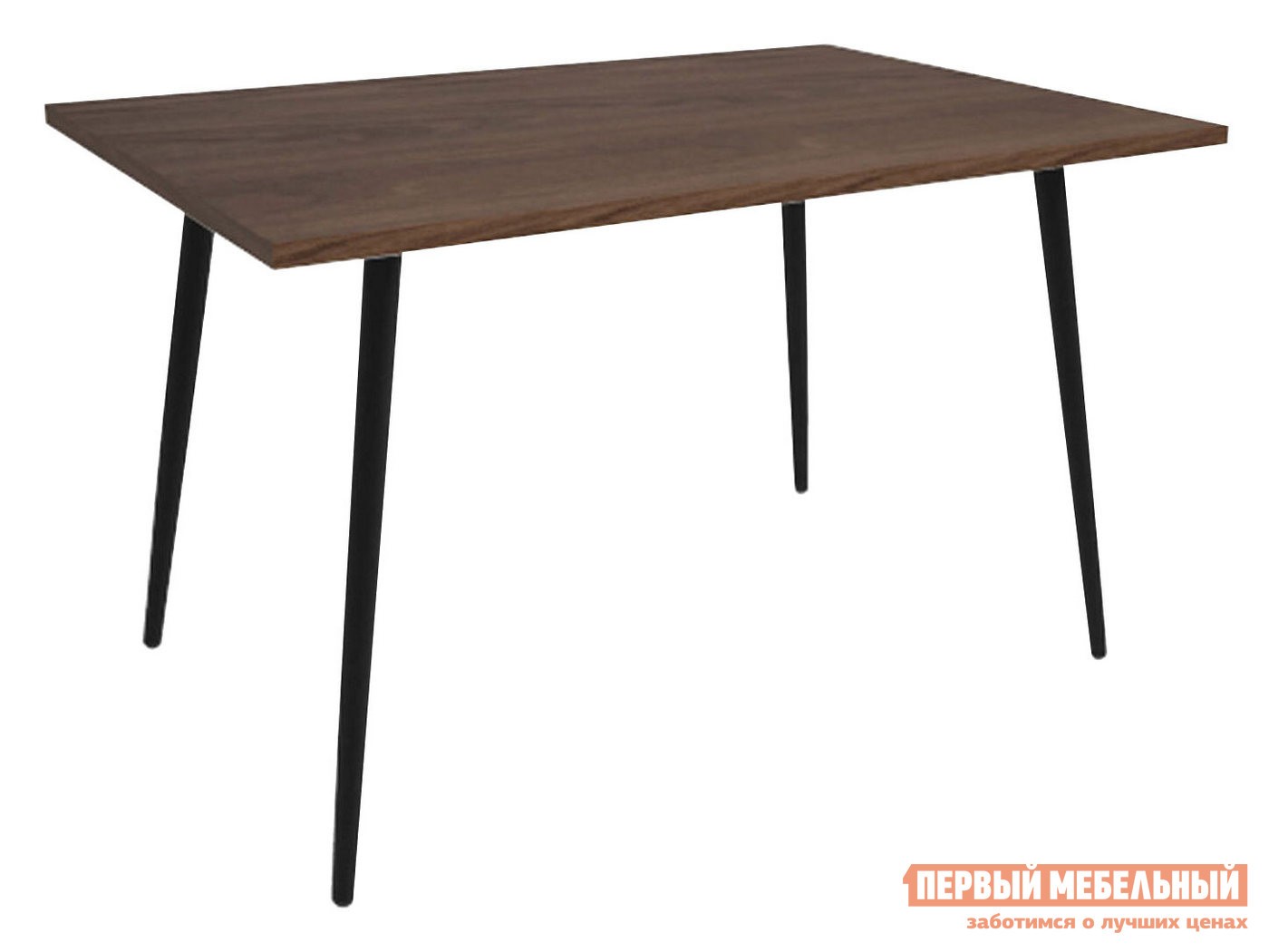 Кухонный стол  Браун Дуб Кантри / Черный муар, металл