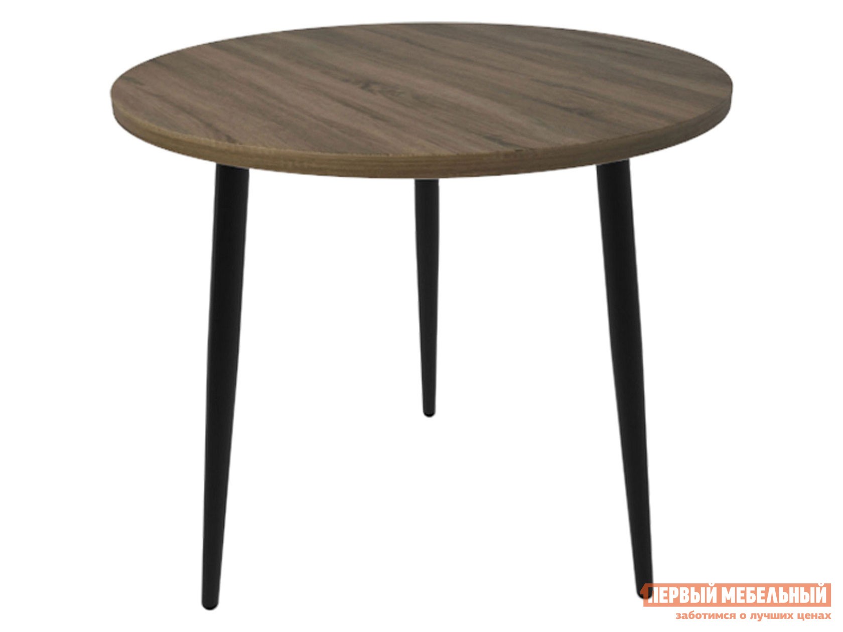 Кухонный стол  Брайт Дуб Кантри / Черный муар, металл