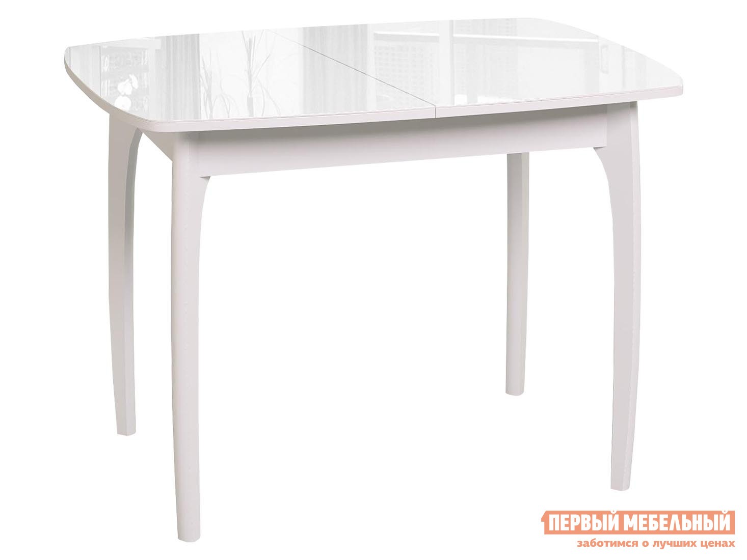 Кухонный стол  Dikline М15 Белый, стекло / Белый