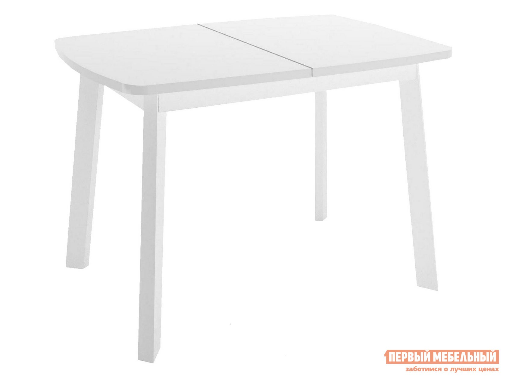 Кухонный стол  Dikline UNIS 12 Белый, стекло / Белый