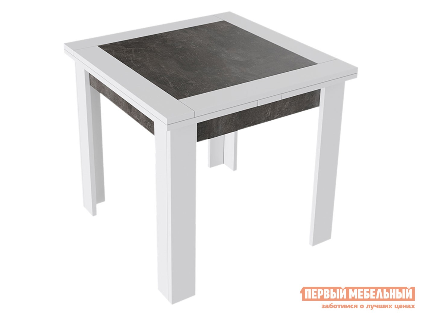 Кухонный стол  Хьюстон Белый / Ателье темный, 790 мм