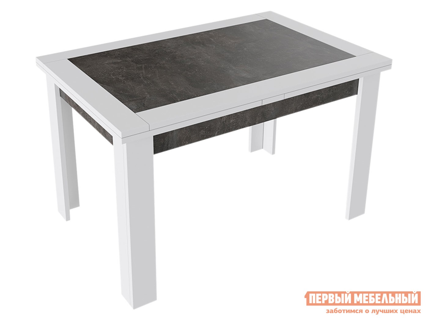 Кухонный стол  Хьюстон Белый / Ателье темный, 1200 мм