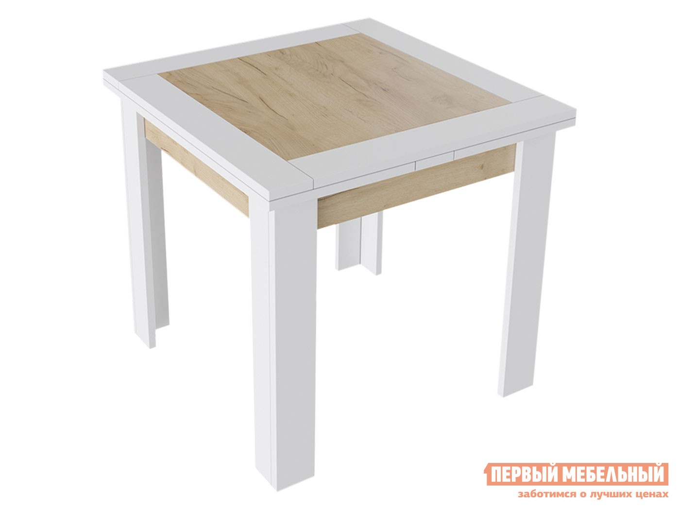 Кухонный стол  Хьюстон Белый / Дуб Крафт золотой, 790 мм