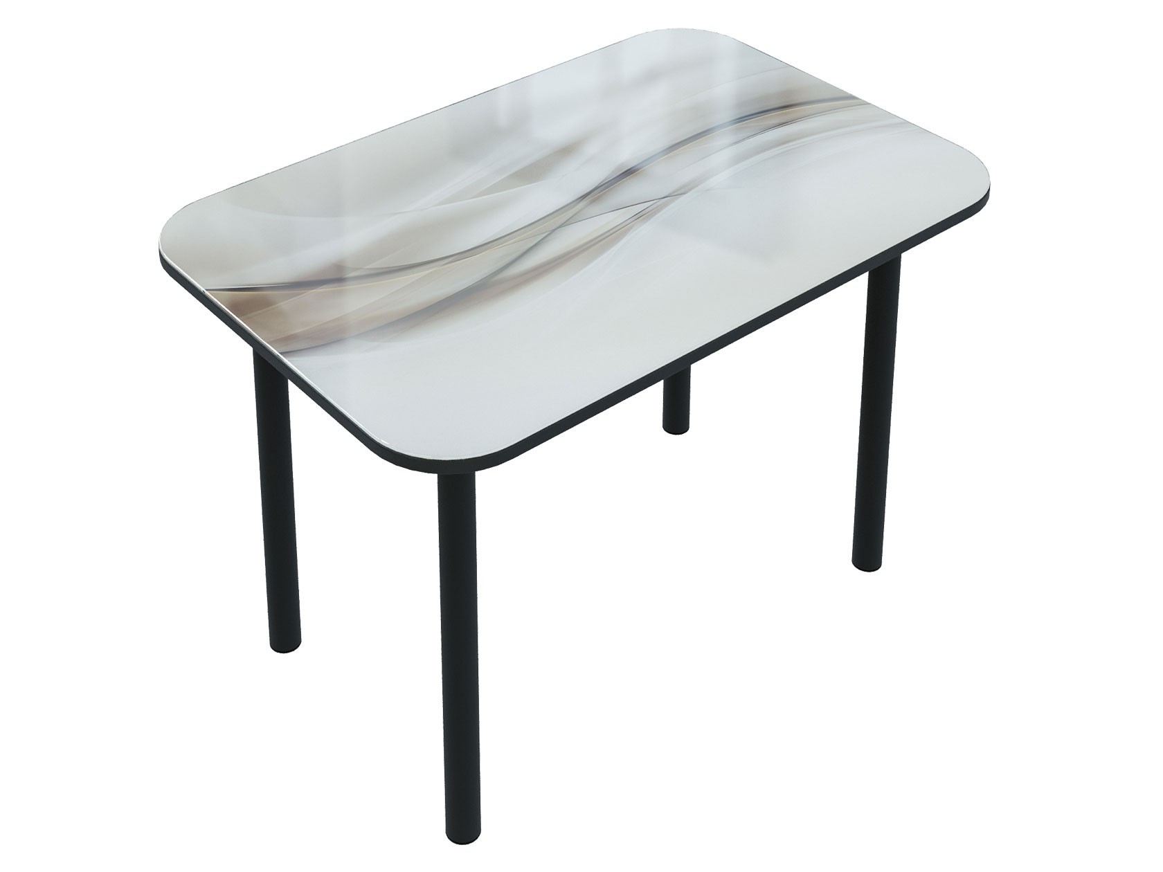 Кухонный стол  Берген ПМ-203.31 Линия / Черный