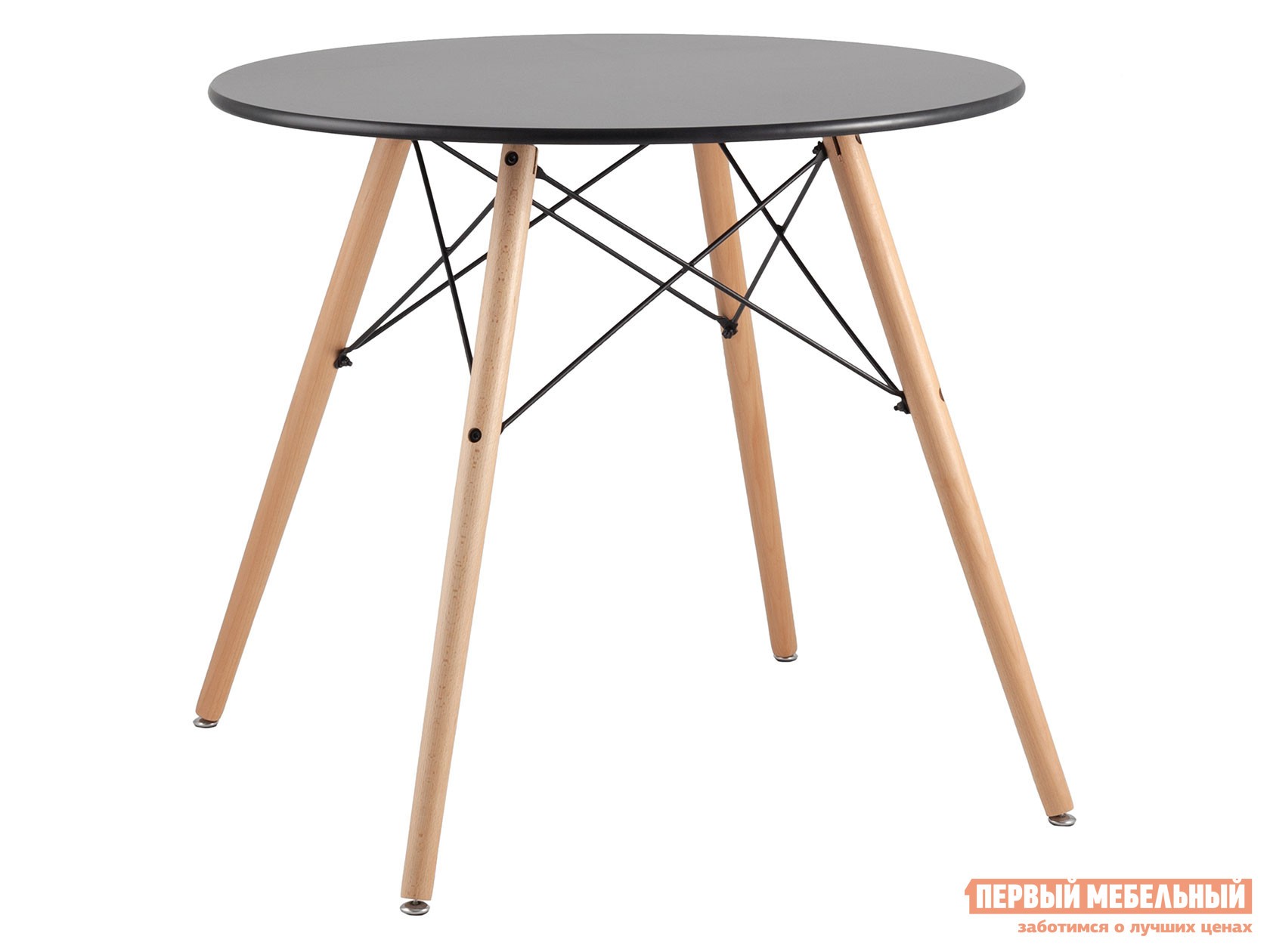 Кухонный стол  EAMES DSW Черный, 800 мм