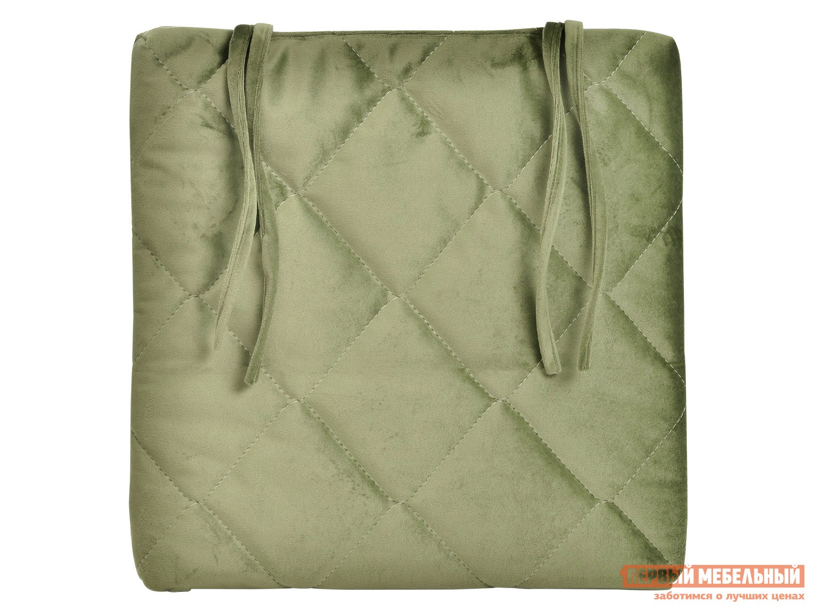 Подушка на стул  Франческа Зеленый, велюр