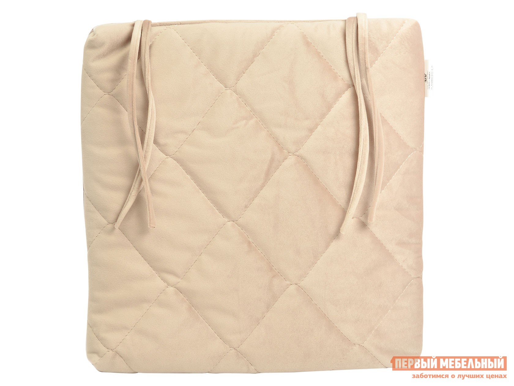 Подушка на стул  Франческа Бежевый, велюр