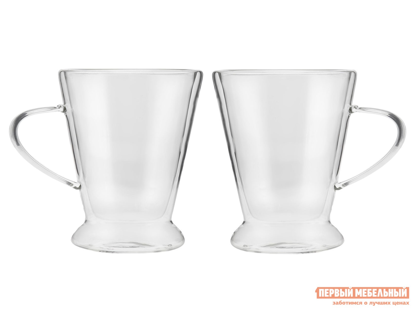 Кружка  Расти 2 предмета Прозрачный, стекло, 300 мл