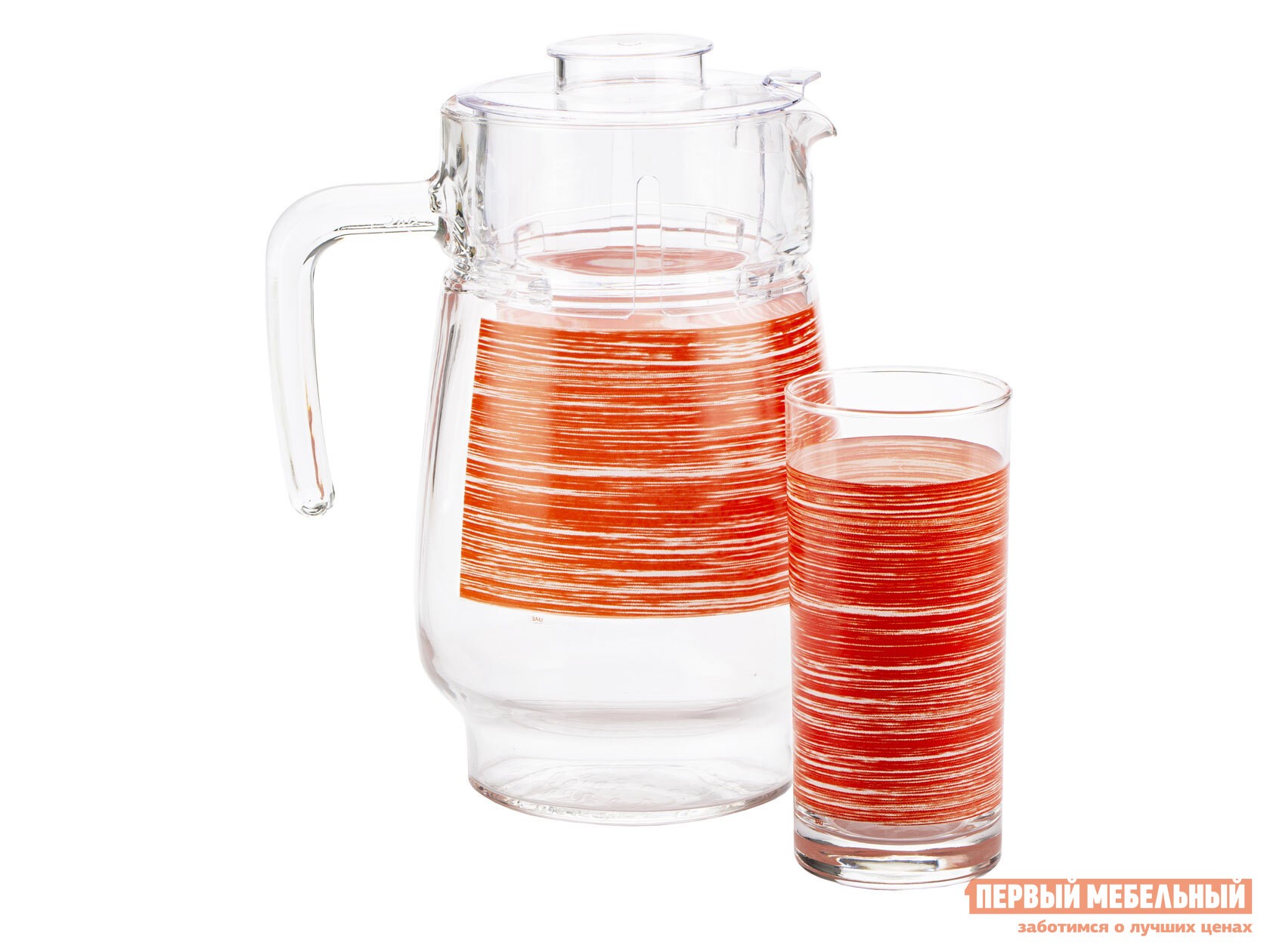 Кувшин  Брашмания Рэд Стекло