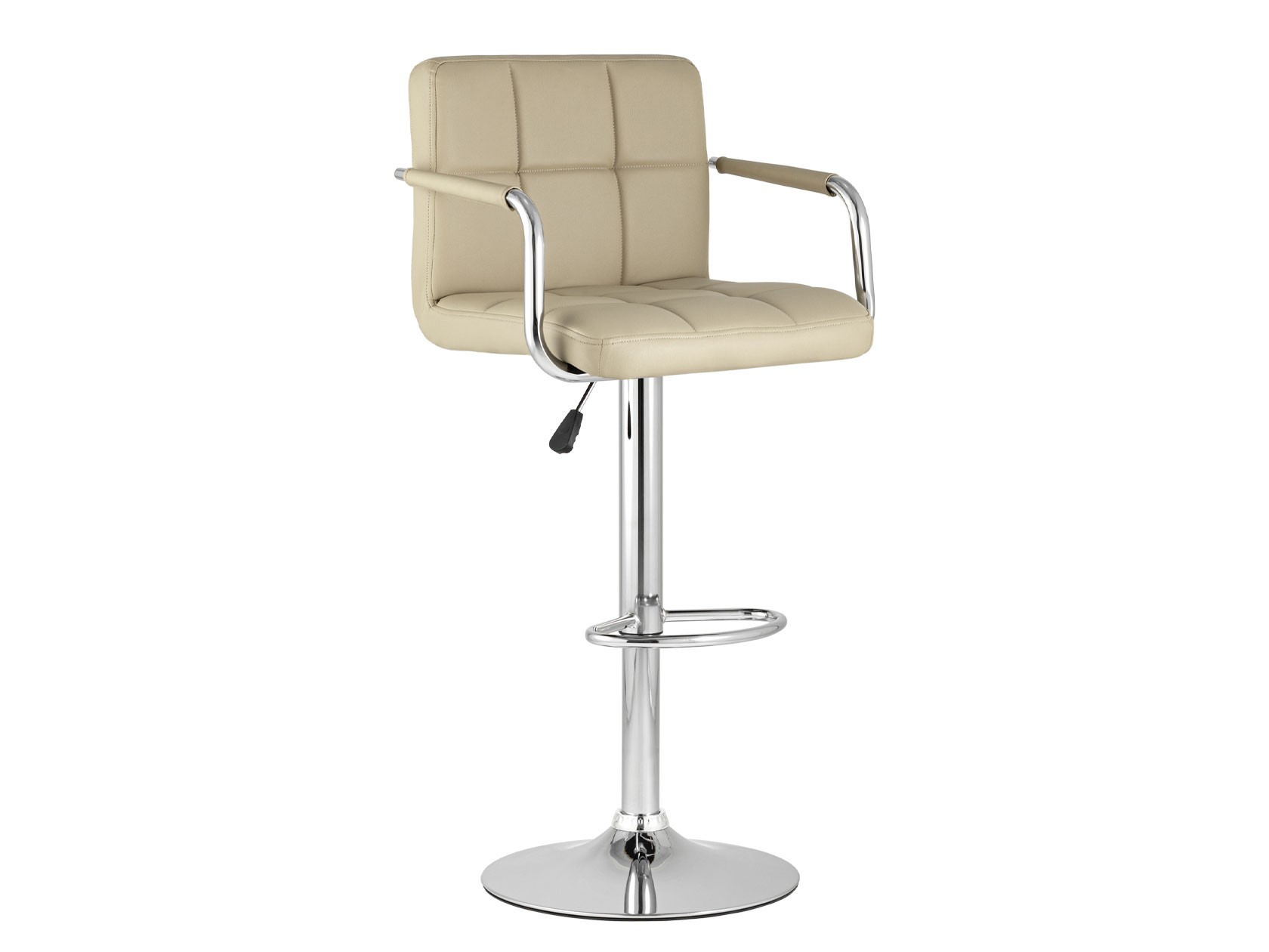 Барный стул  Малави Бежевый, экокожа