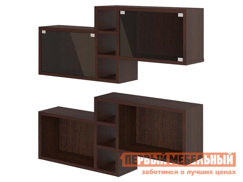 Настенная полка  Ирма Венге, Без стекла, Цвет