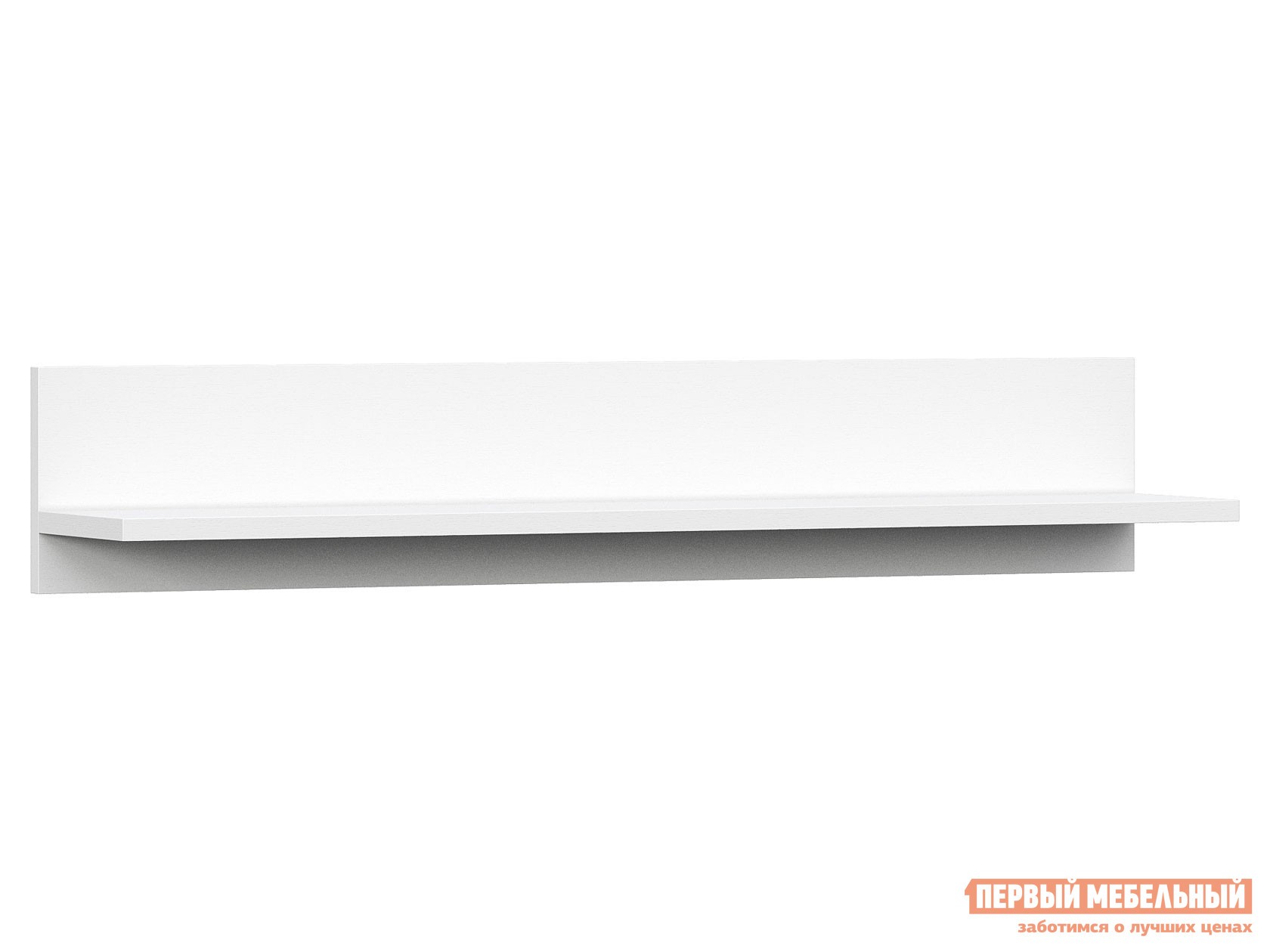 Настенная полка  Токио Белый текстурный