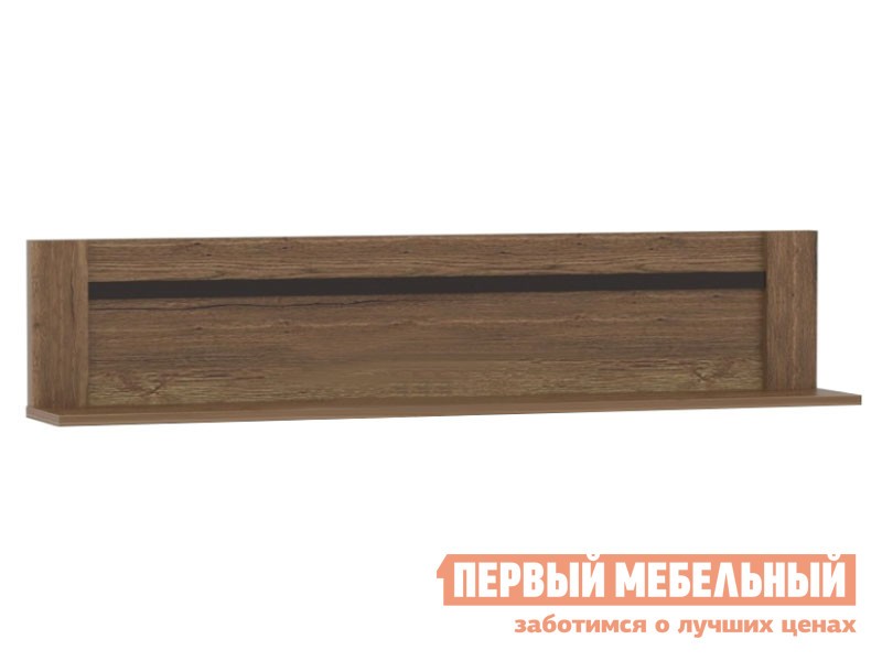 Настенная полка  Гарда Дуб Галифакс Табак