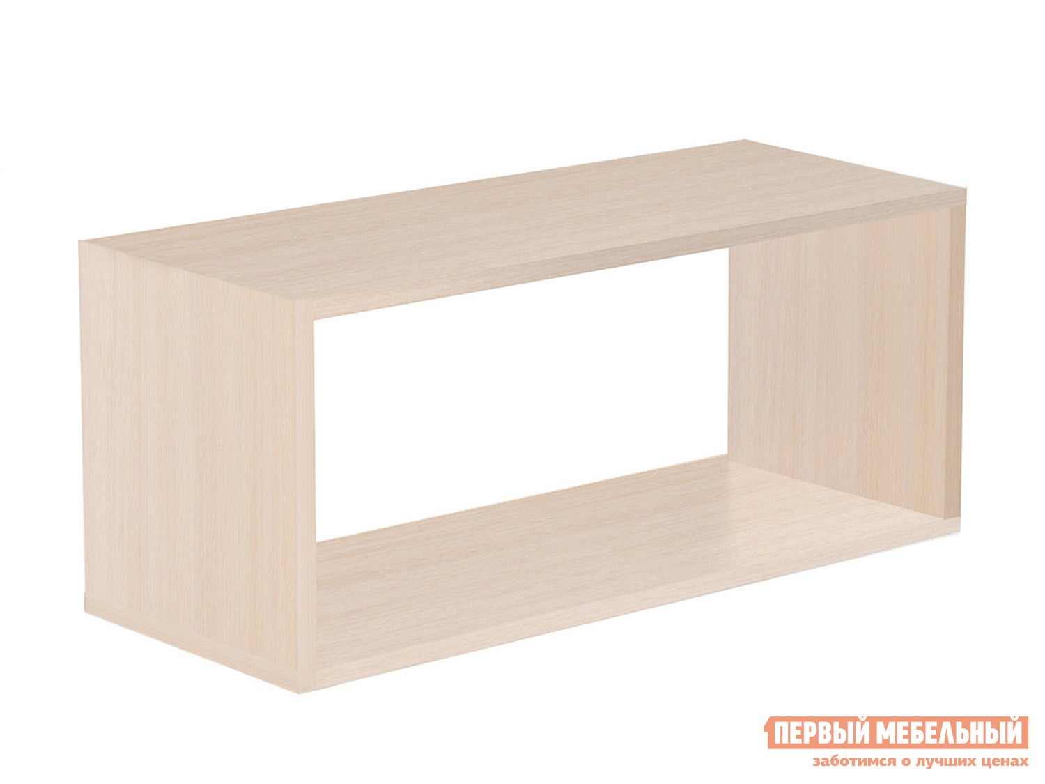 Настенная полка  Куба-2 Дуб молочный