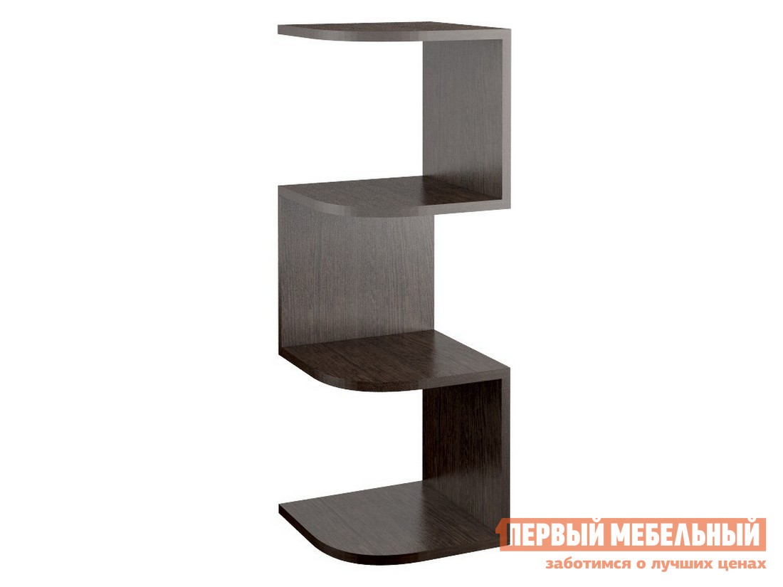 Настенная полка  Снейк-2 Венге