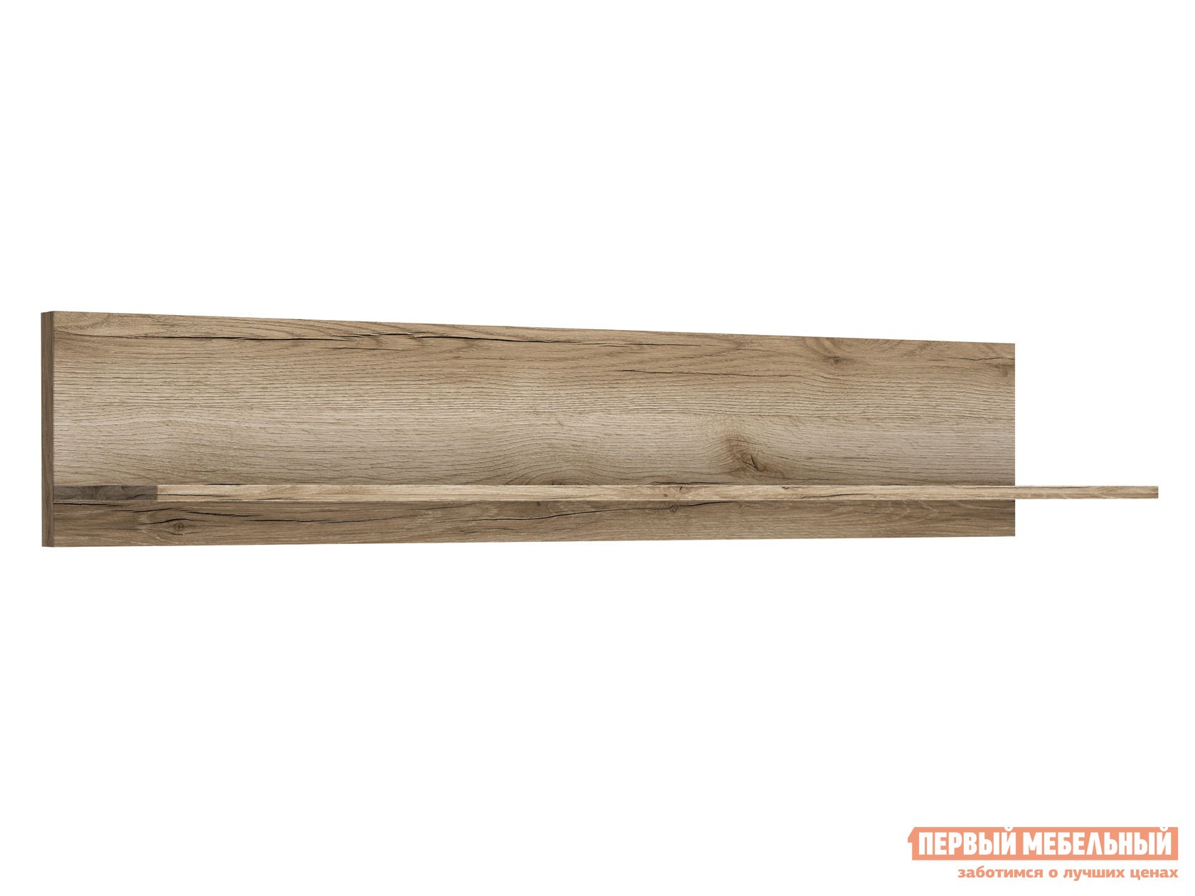 Настенная полка  Вега Скандинавия Дуб Каньон, 900 мм