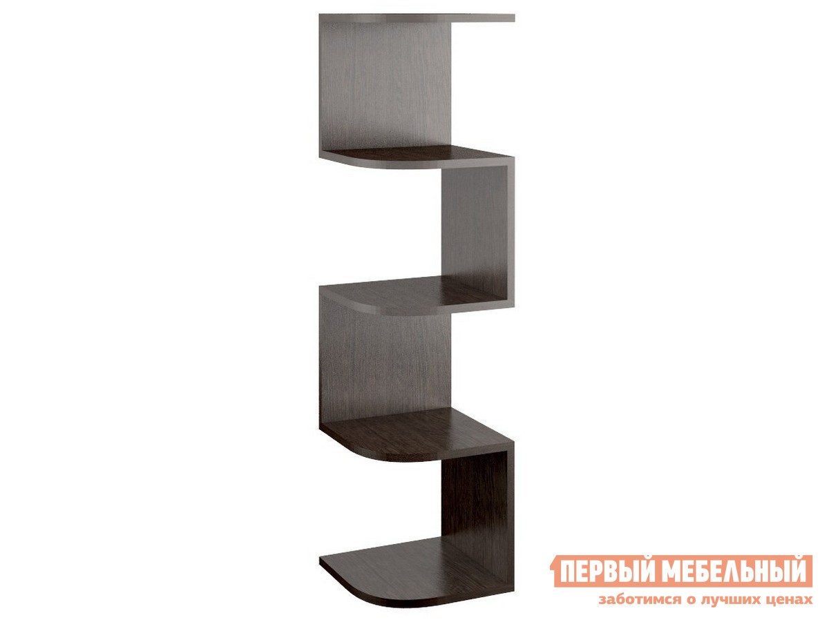 Настенная полка  Снейк-1 Венге