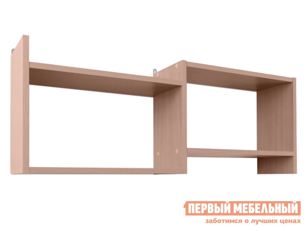 Настенная полка  Куба-5 Дуб молочный