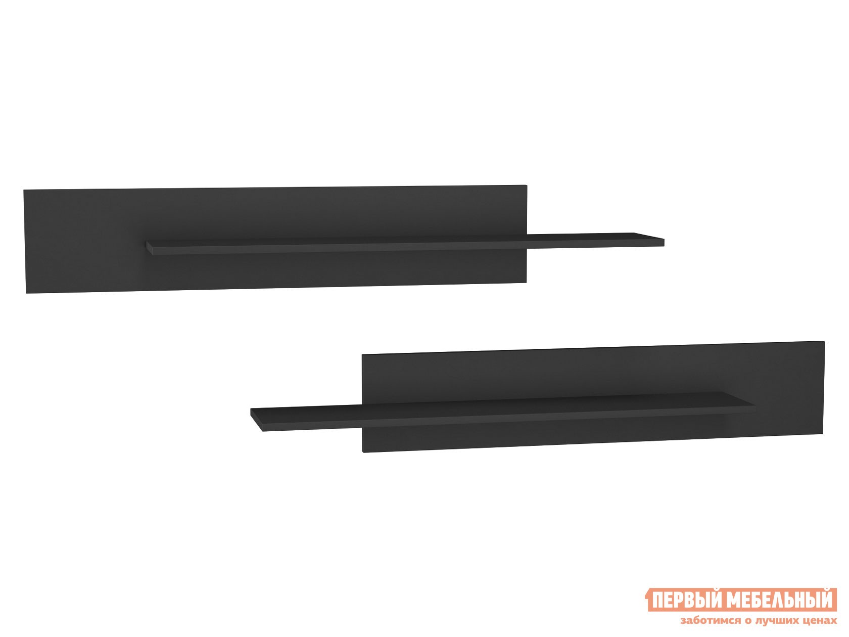 Настенная полка  Поинт Черный матовый