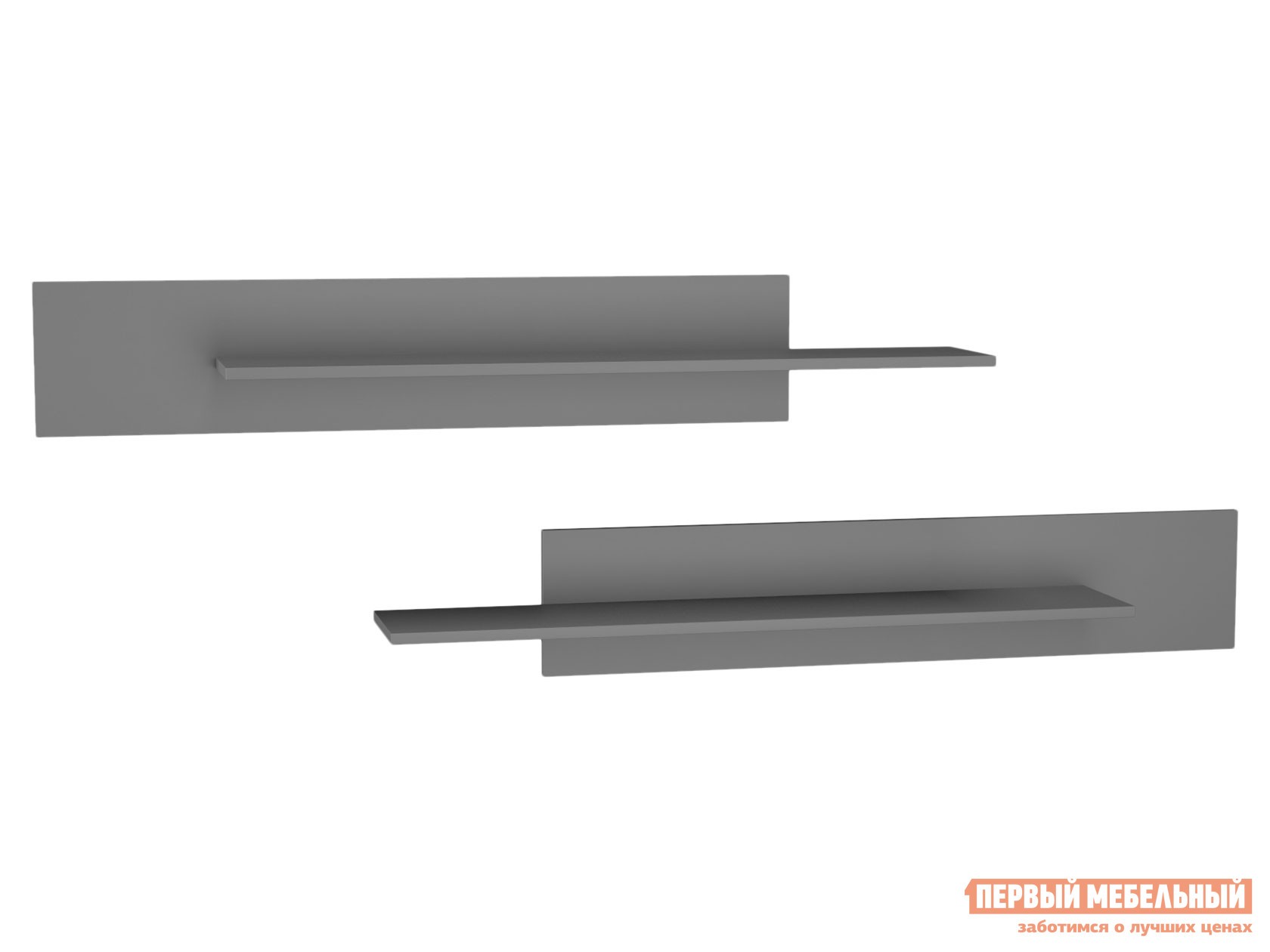 Настенная полка  Поинт Серый графит