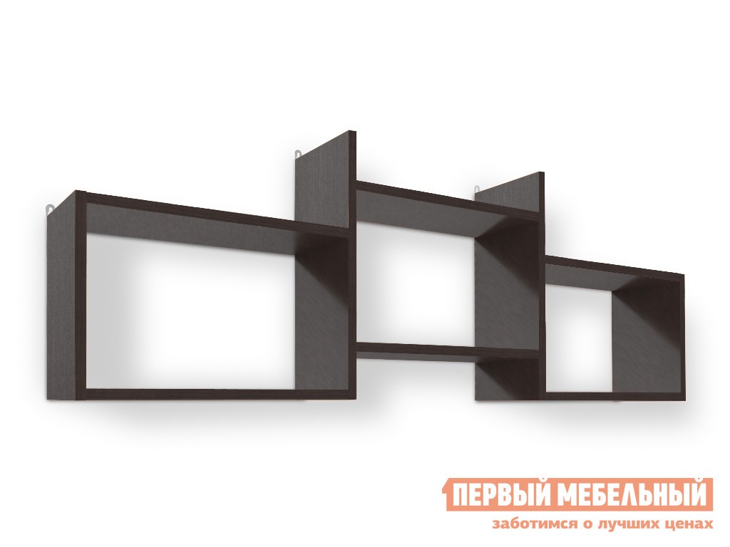 Настенная полка  Куба-6 Венге