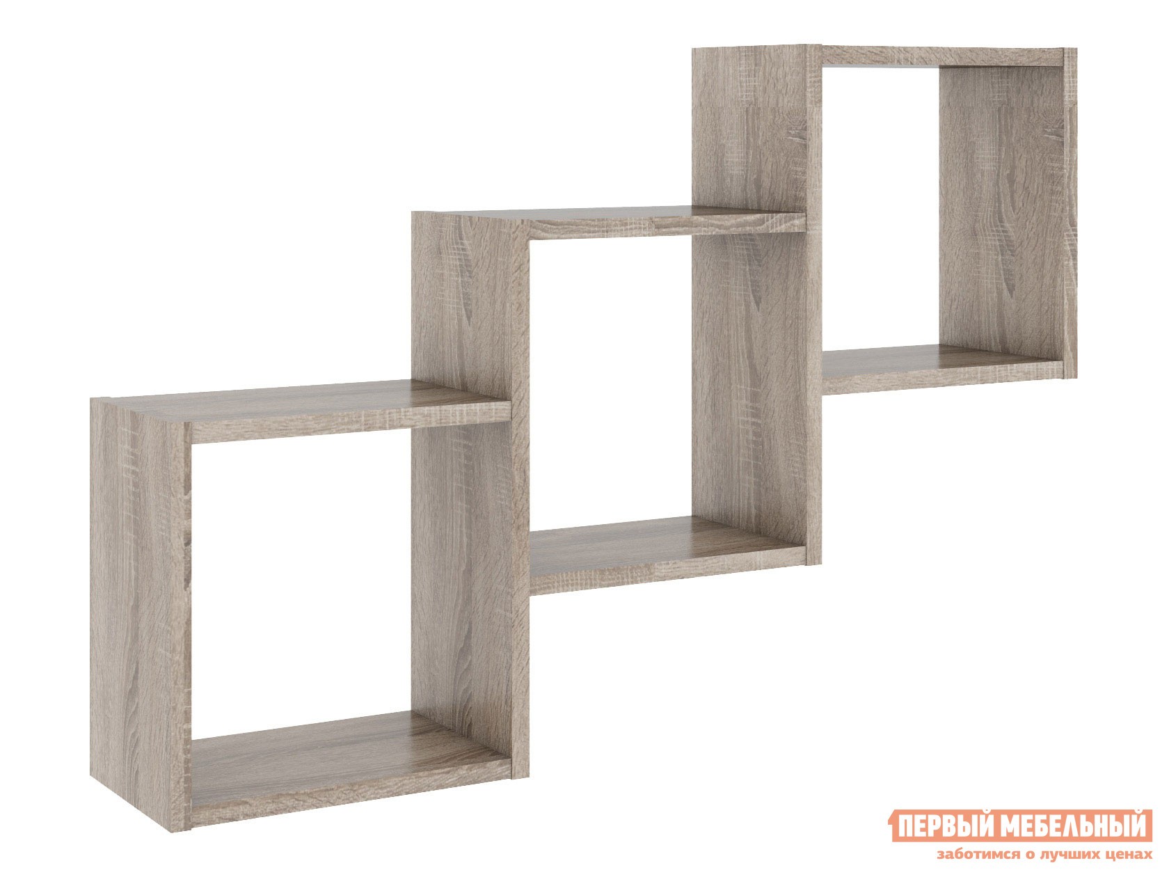 Настенная полка  ПМ-366.21 Дуб Сонома Трюфель