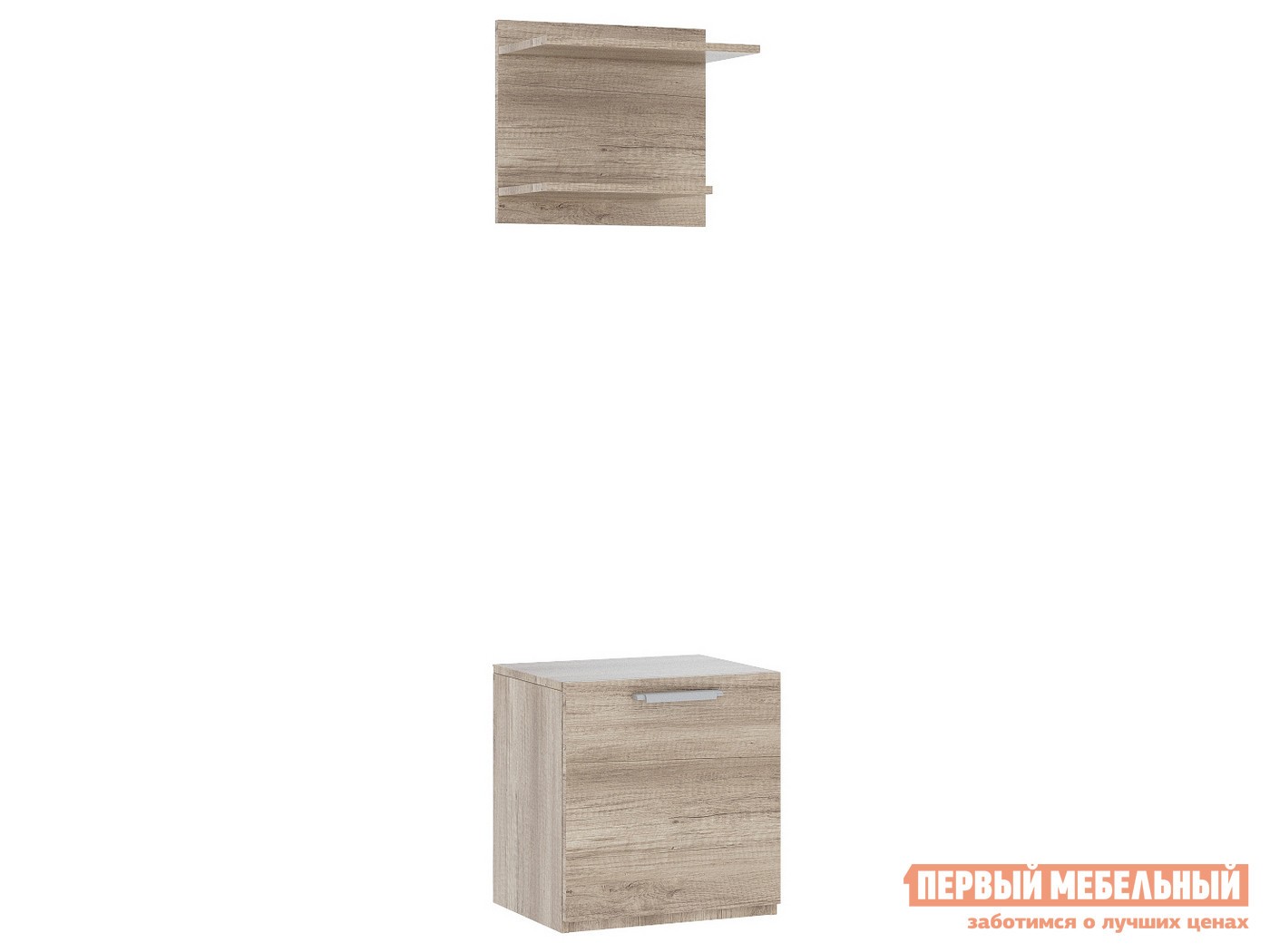 Настенная полка  Фиера Дуб каьон светлый