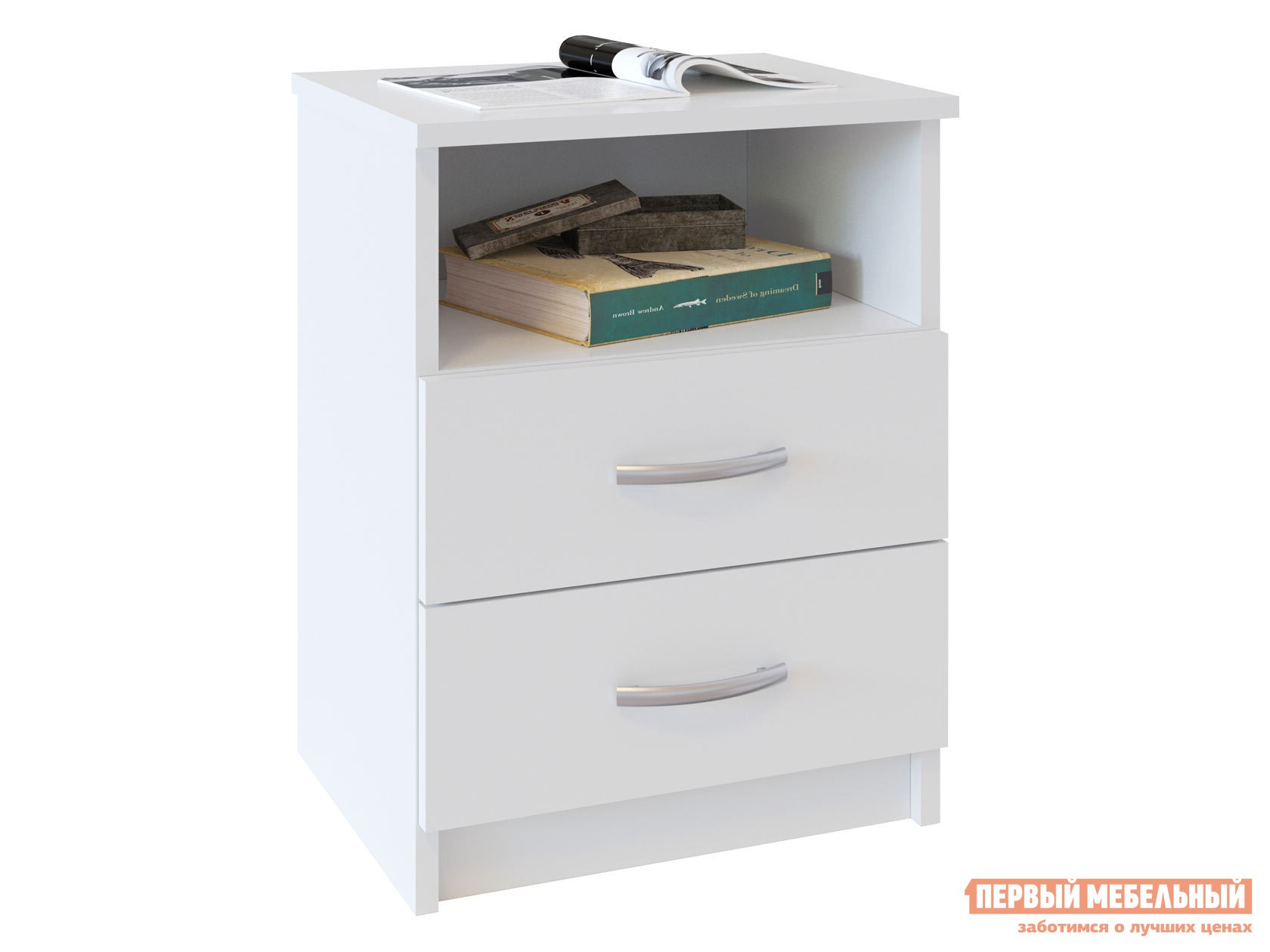 Тумба с ящиками  КТ-09.1 Белый