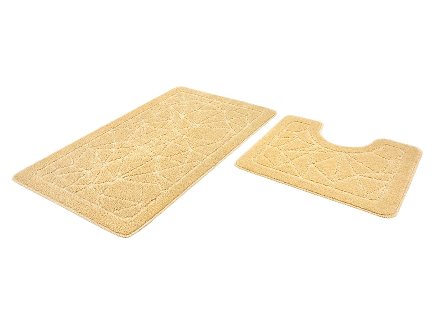 Коврик для ванной  Дуэт Кремовый, ворс