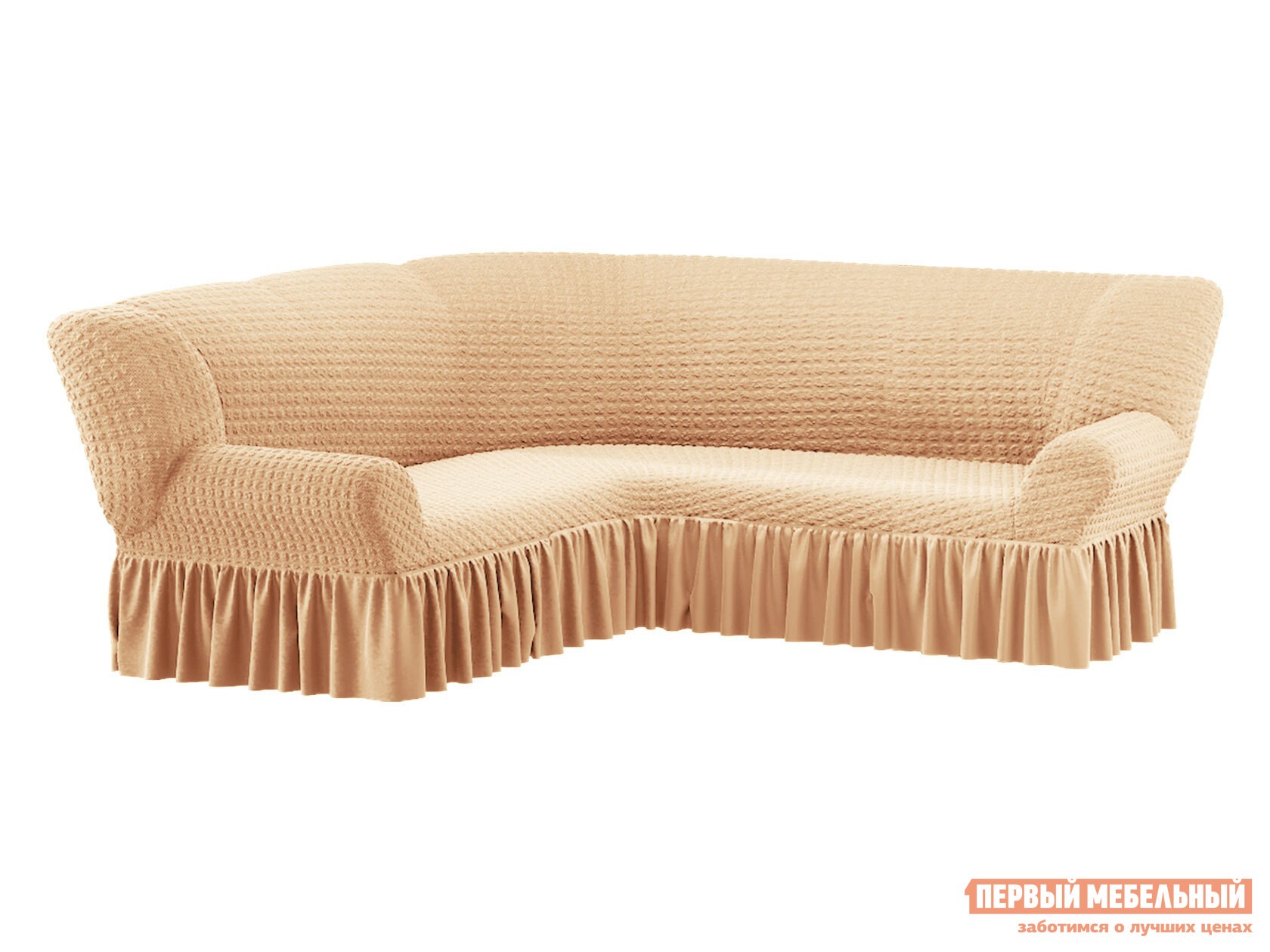 Чехол для мебели  Мадрид 4 Ваниль, жатка