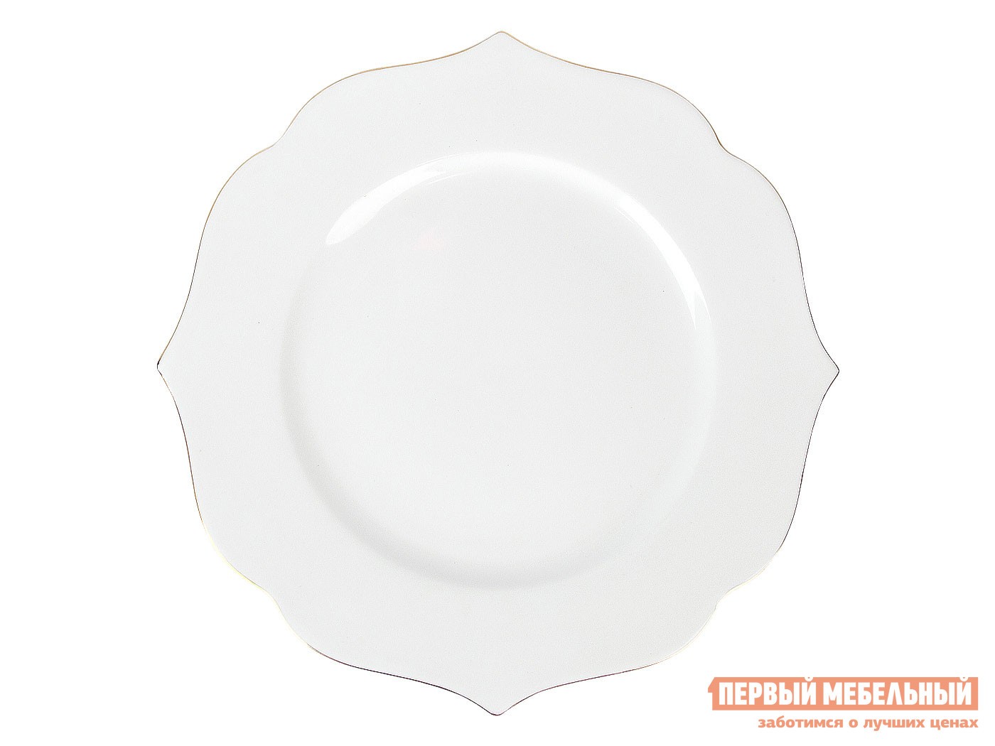 Тарелка  Belle Белый, фарфор