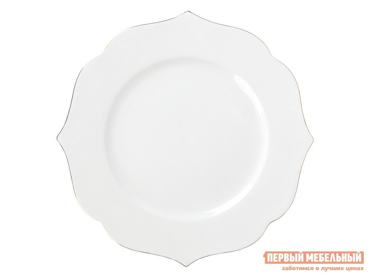 Тарелка  Belle Белый, фарфор