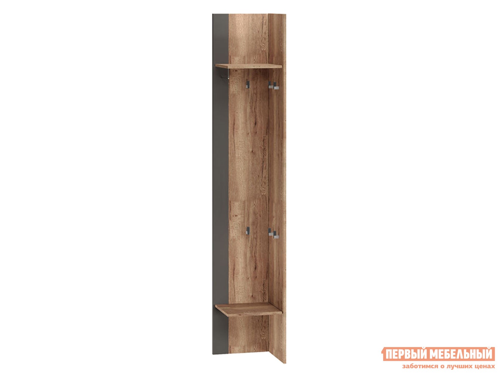 Напольная вешалка  Ханна Дуб Галифакс Табак / Серый