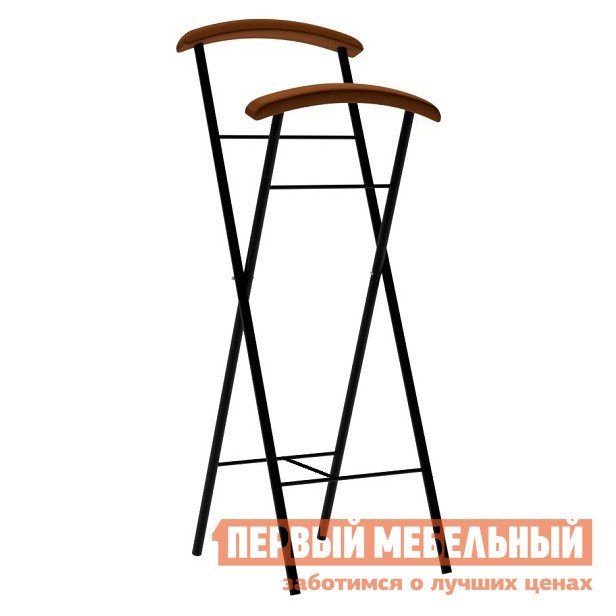 Напольная вешалка  Сандра Черный, металл / Махагон, массив