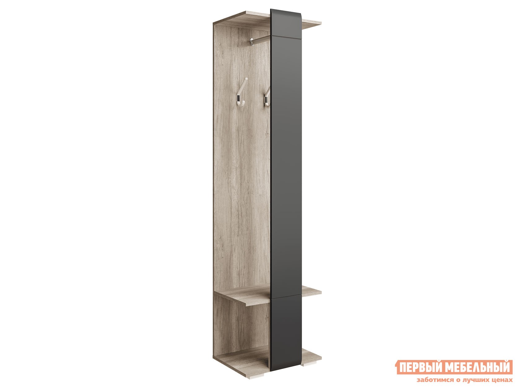 Напольная вешалка  Наоми Дуб Каньон / Графит нубук