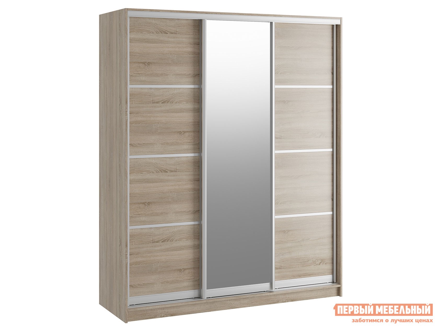 Шкаф-купе  Командорс Г2 Дуб Сонома, 1800 мм, 2400 мм, 600 мм, Стандарт