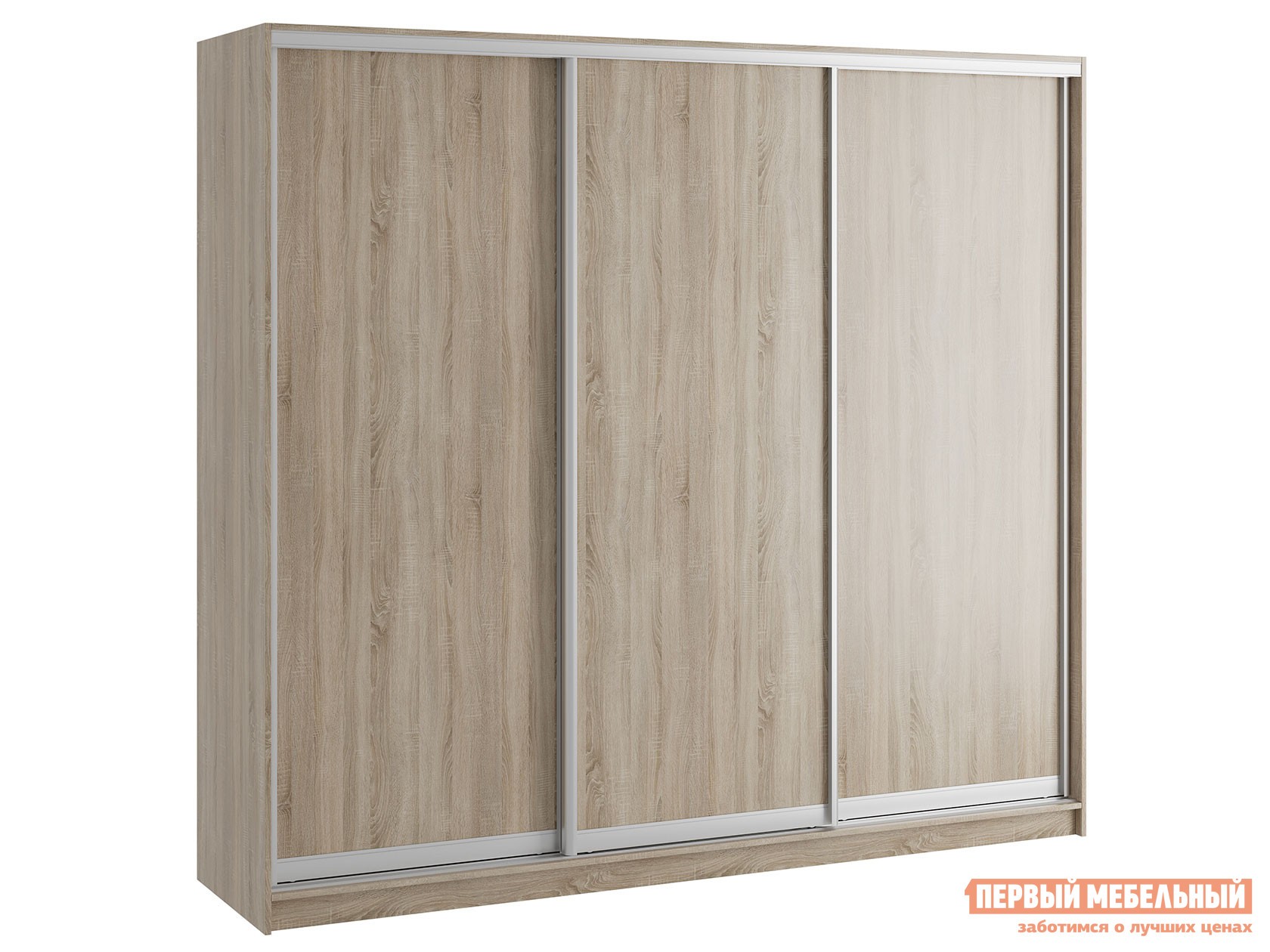 Шкаф-купе  Командорс Ж2 Дуб Сонома, 2400 мм, Стандарт, 2200 мм, 600 мм