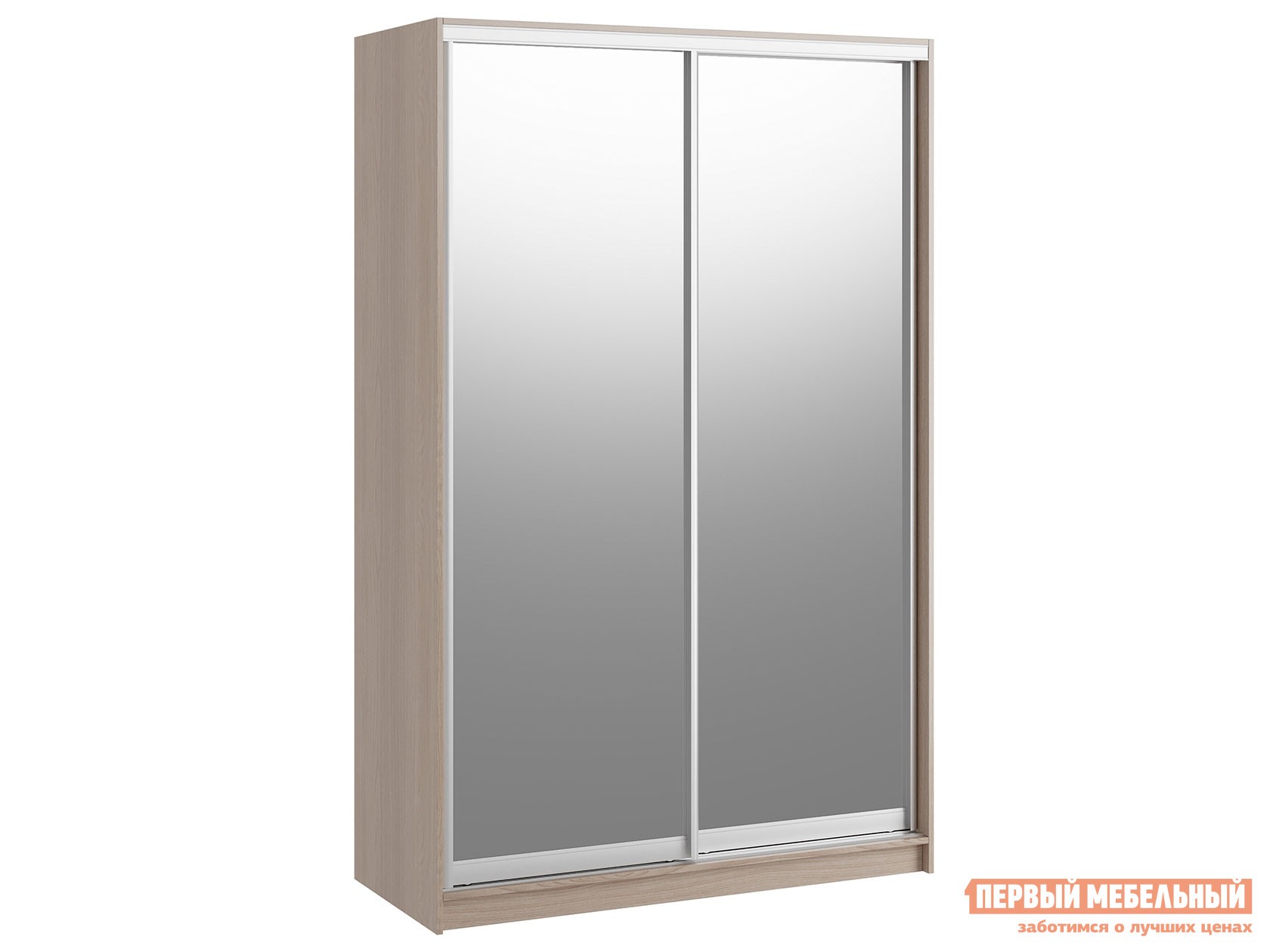 Шкаф-купе  Командорс М1 Ясень Шимо светлый, 1400 мм, Стандарт, 2200 мм, 600 мм