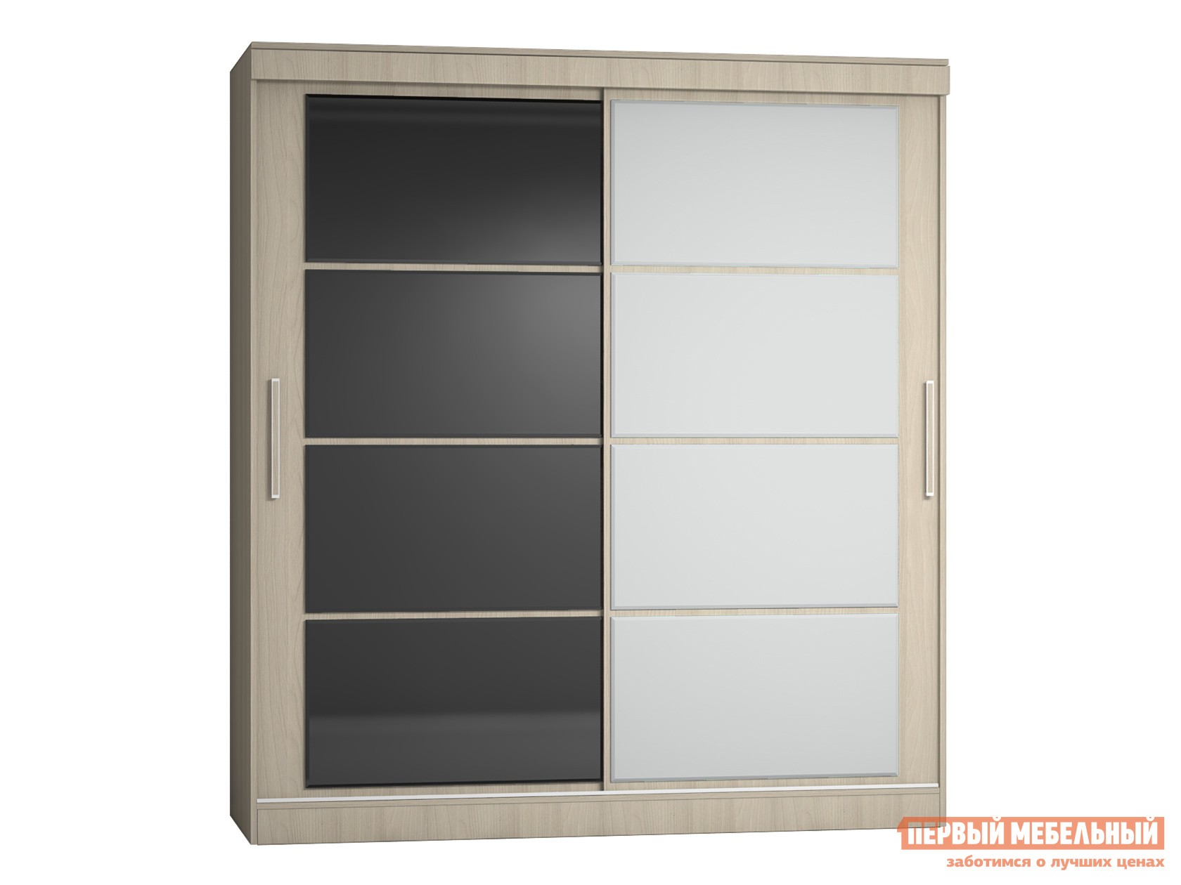 Шкаф-купе  Орфей 5 2000 мм, Ясень Шимо светлый