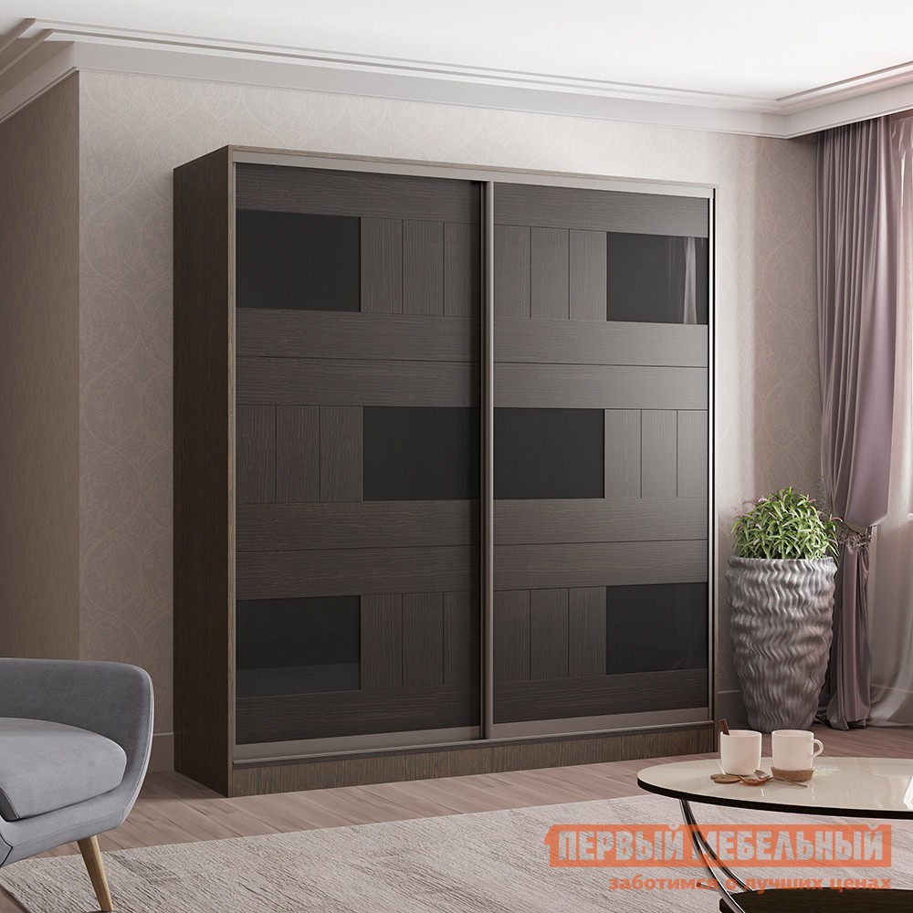 Шкаф-купе  Лотос 2 Венге, Ширина 1500 мм