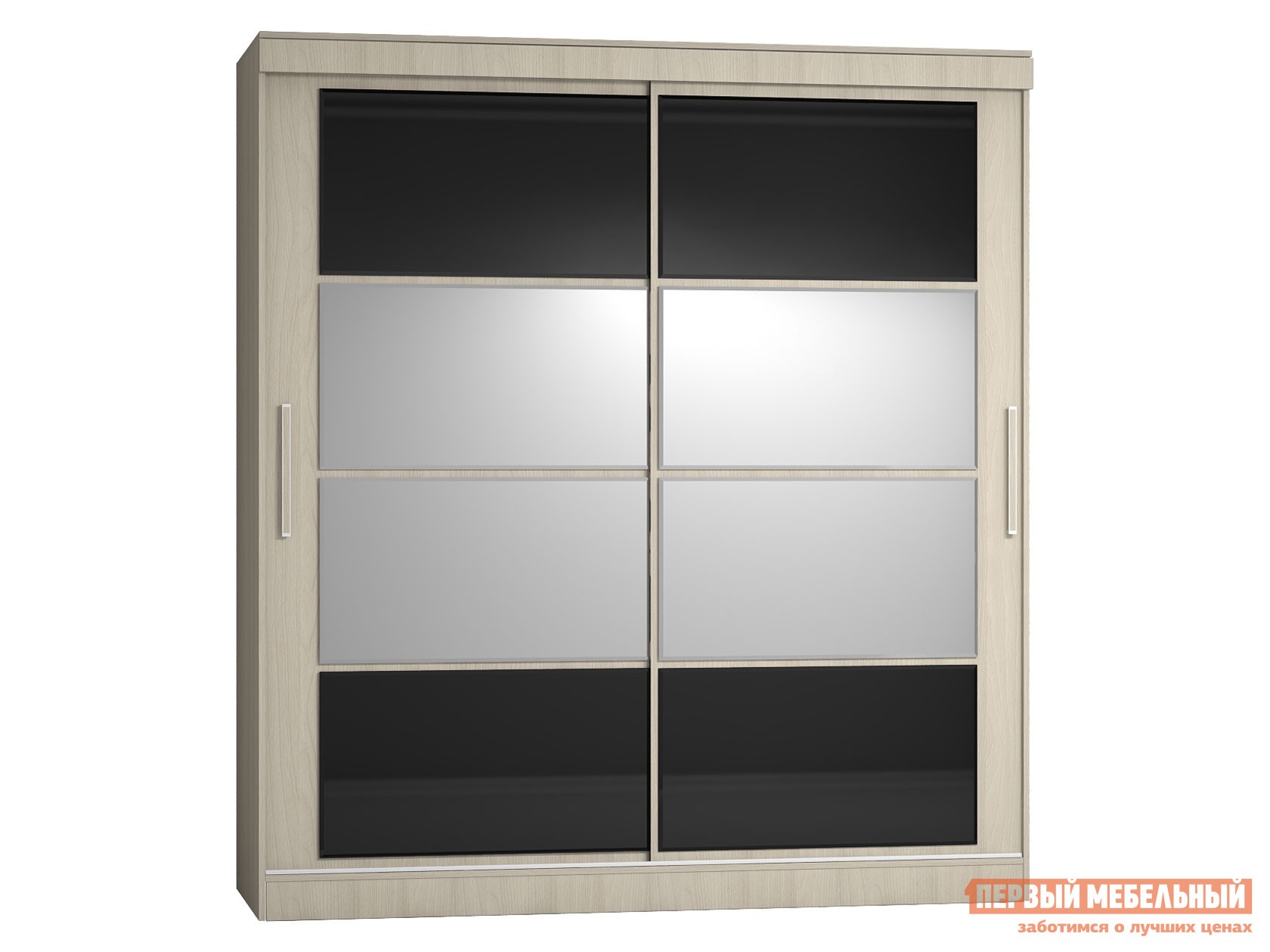 Шкаф-купе  Орфей 6 1500 мм, Ясень Шимо светлый