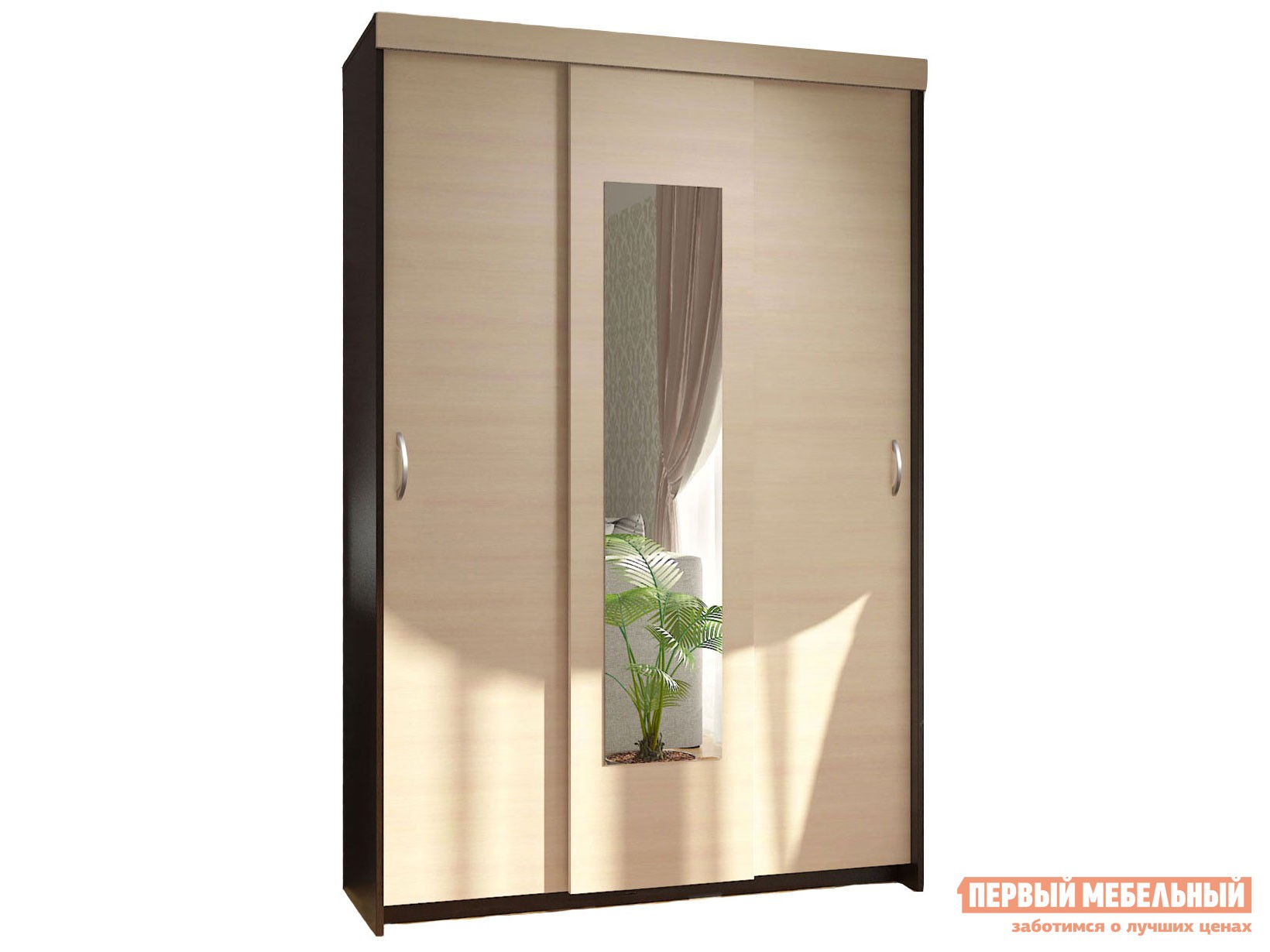 Шкаф-купе  Шкаф-купе Комфорт 9М Венге / Дуб Молочный