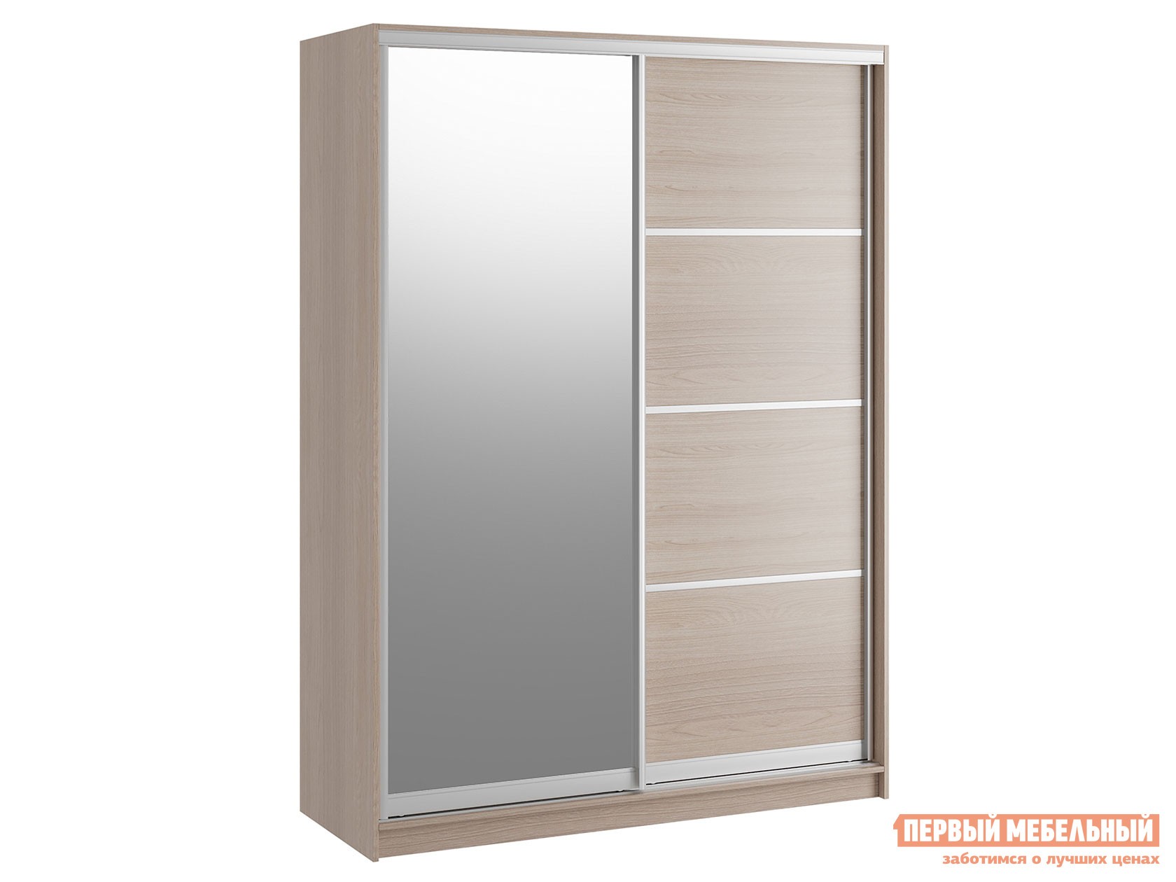 Шкаф-купе  Командорс Г1 Ясень Шимо светлый, 1600 мм, 2200 мм, 450 мм, Стандарт