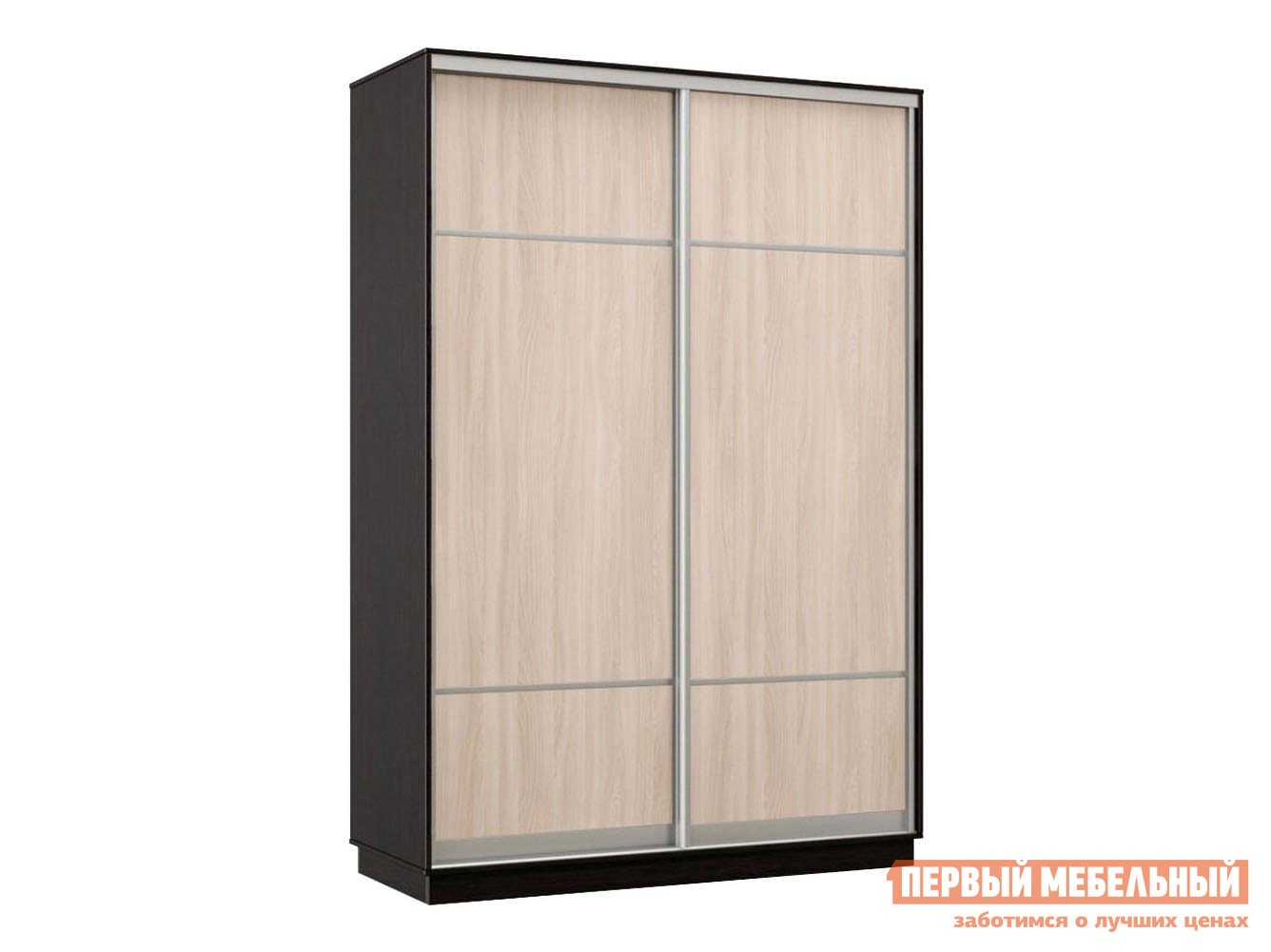 Шкаф-купе  Маршал Лайт Венге / Ясень Шимо светлый, 1200 мм, 2400 мм, 600 мм