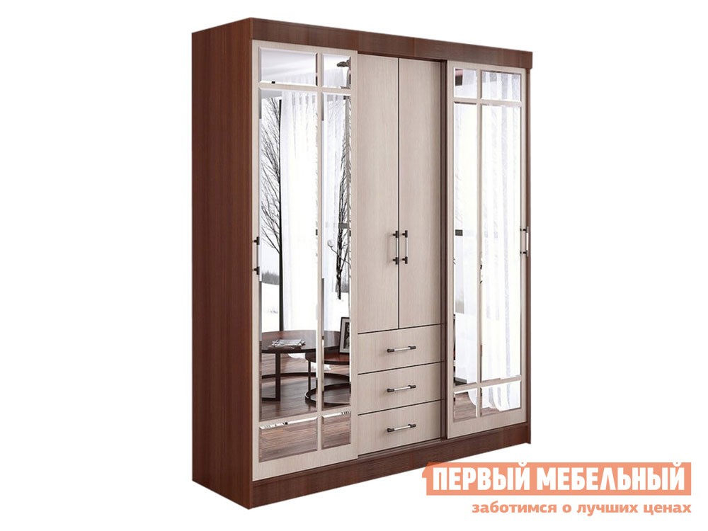 Шкаф-купе  Маэстро Ясень Шимо / Дуб Атланта