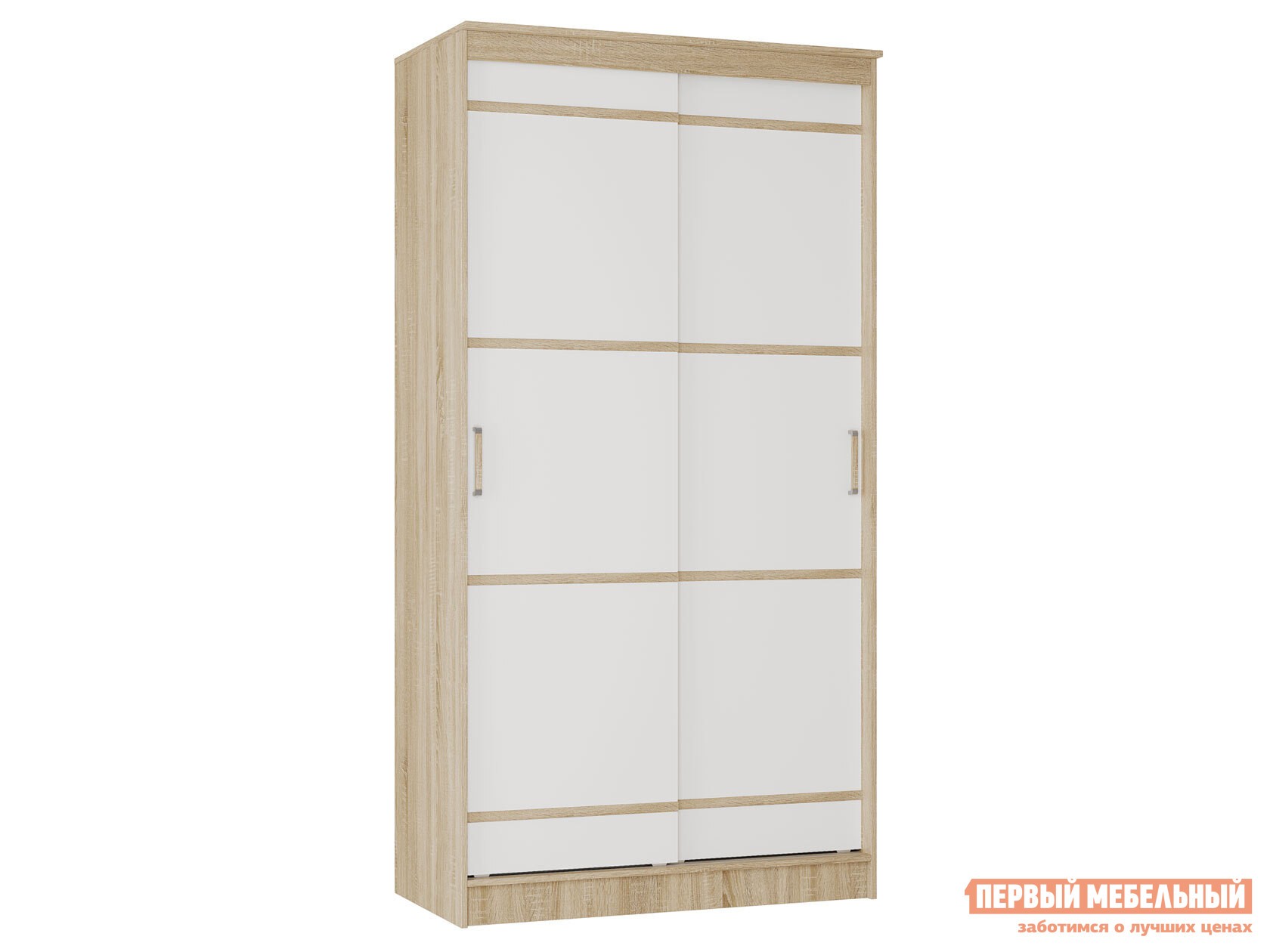 Шкаф-купе  Сакура Дуб Сонома / Белый