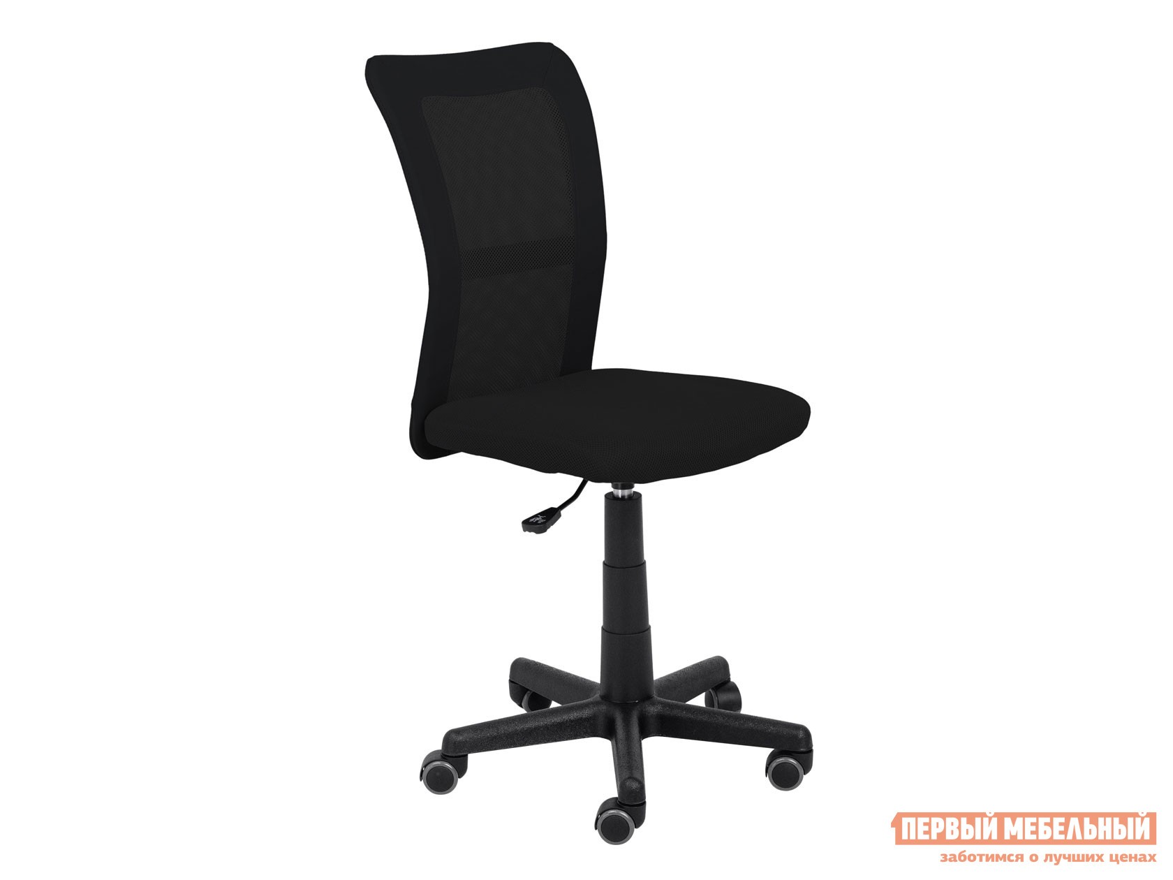 Детское компьютерное кресло  TEMPO Черный, экокожа, сетка